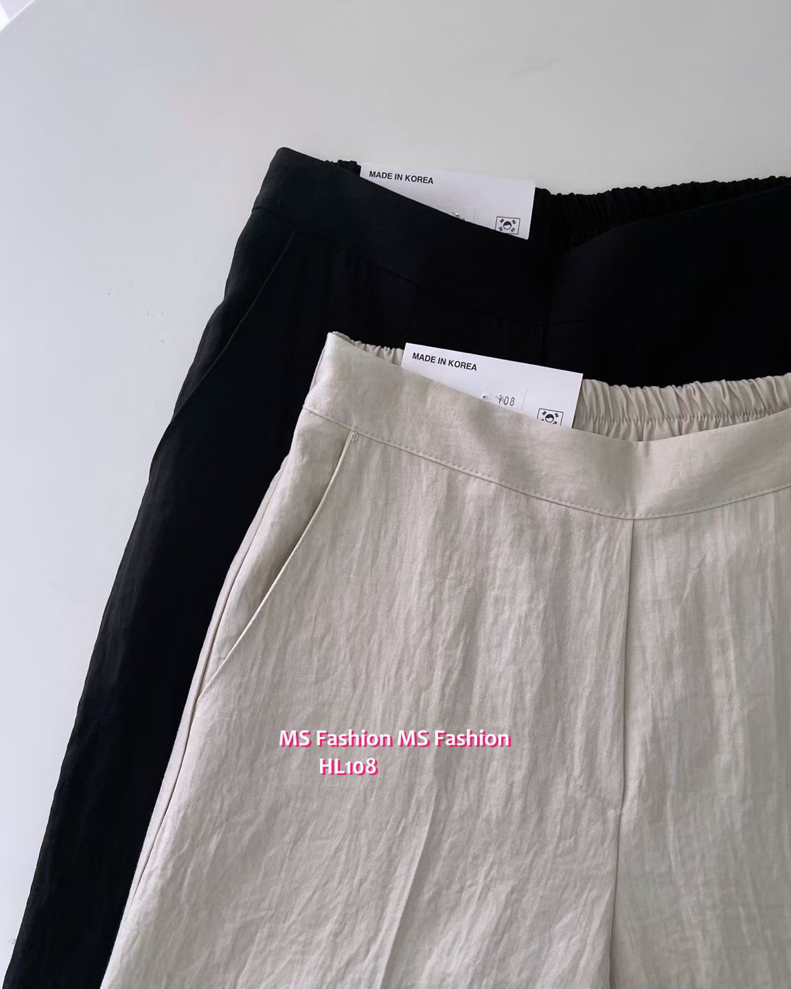 HL108 韓國🌼Howluk七分闊褲