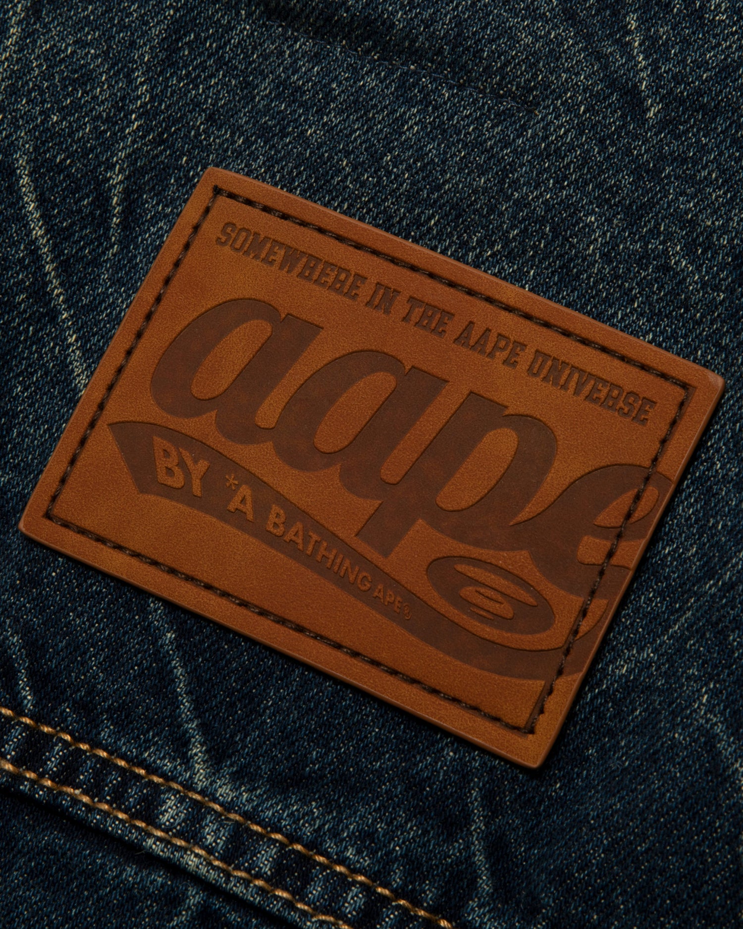 AAPE AAPEUNVS Denim Jacket With Hood (7814XXR)