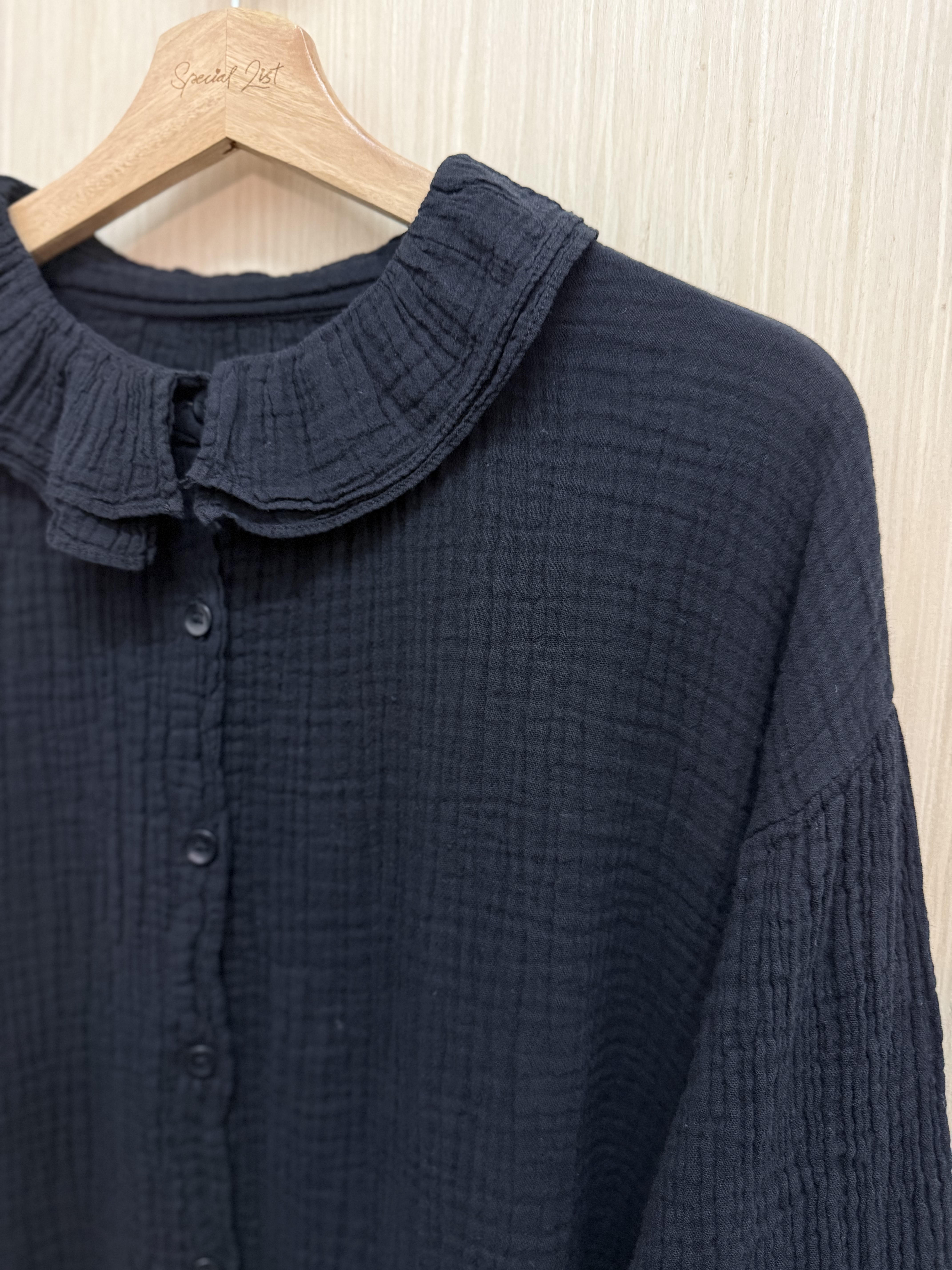 𝐍𝐄𝐖新版荷葉領𝐛𝐛棉𝐭𝐨𝐩