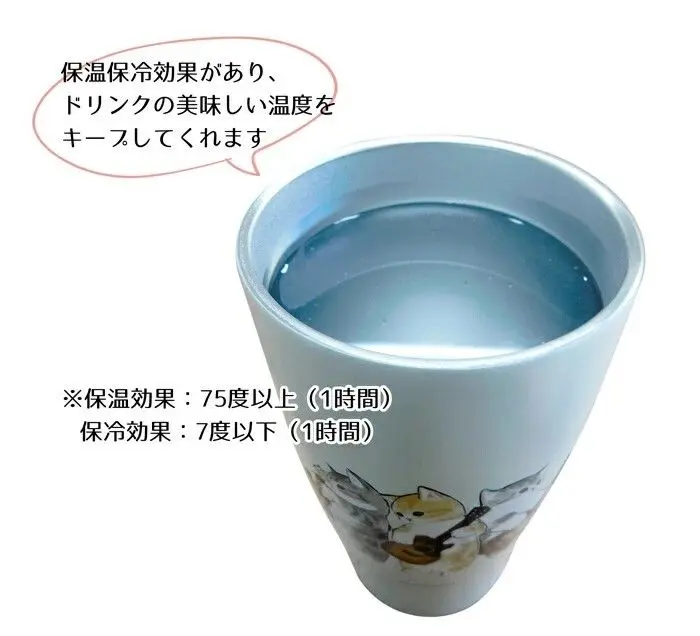 現貨🌸日本直送 | mofusand貓咪不鏽鋼保冷保溫水杯配木蓋[350ml]