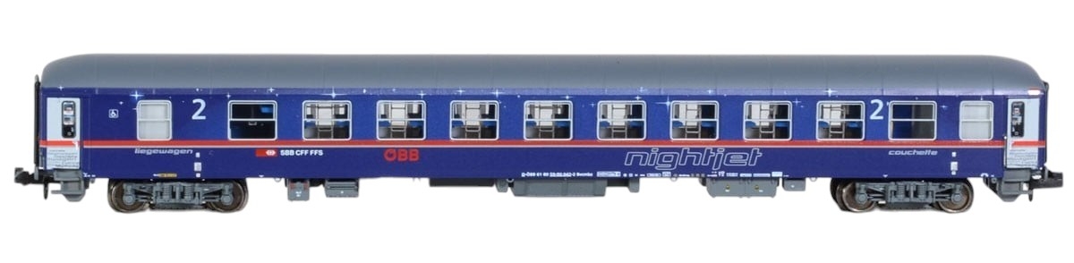 LS models NightJet 8pcs box set (Love your planet ÖBB and SBB grouping) N 1:160