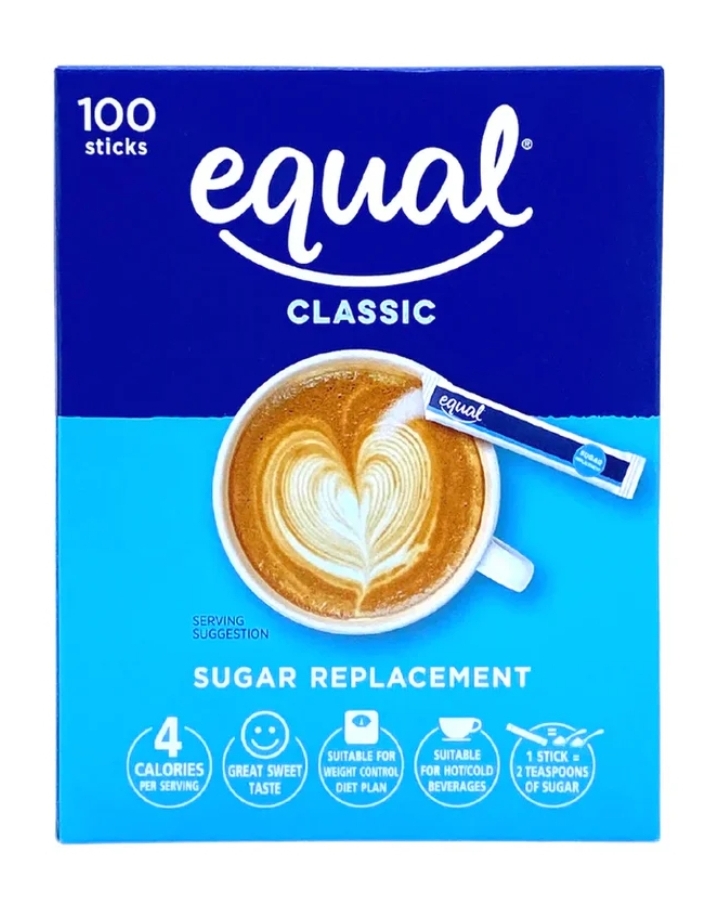 (wc)怡口 EQUAL CLASSIC 零卡路里代糖 健康糖包裝 100包