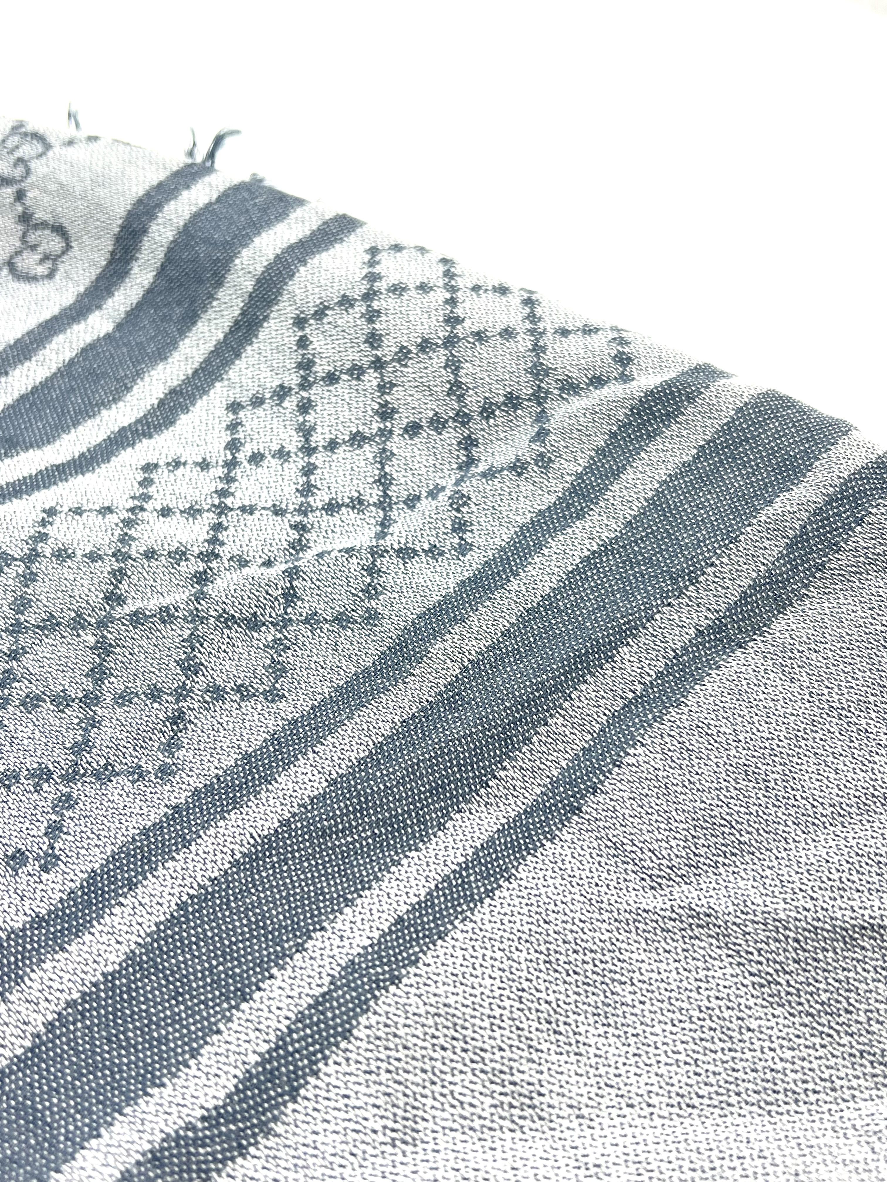 Pre-Owned GUCCI GG Jacquard Pattern Knitted Scarf / Product Code: 26040702