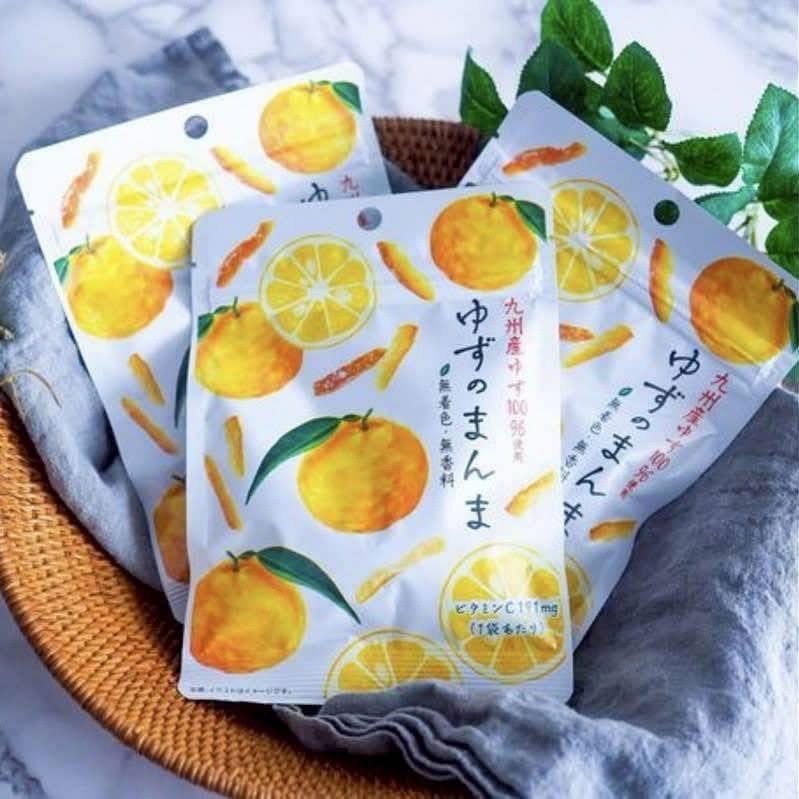  日本人氣小零嘴 🇯🇵Yuzu no Manma柚子皮 33g x2包組
