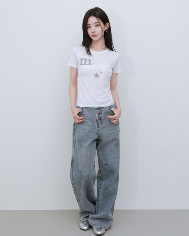 Muah Muah Dot Atar Patch Tee