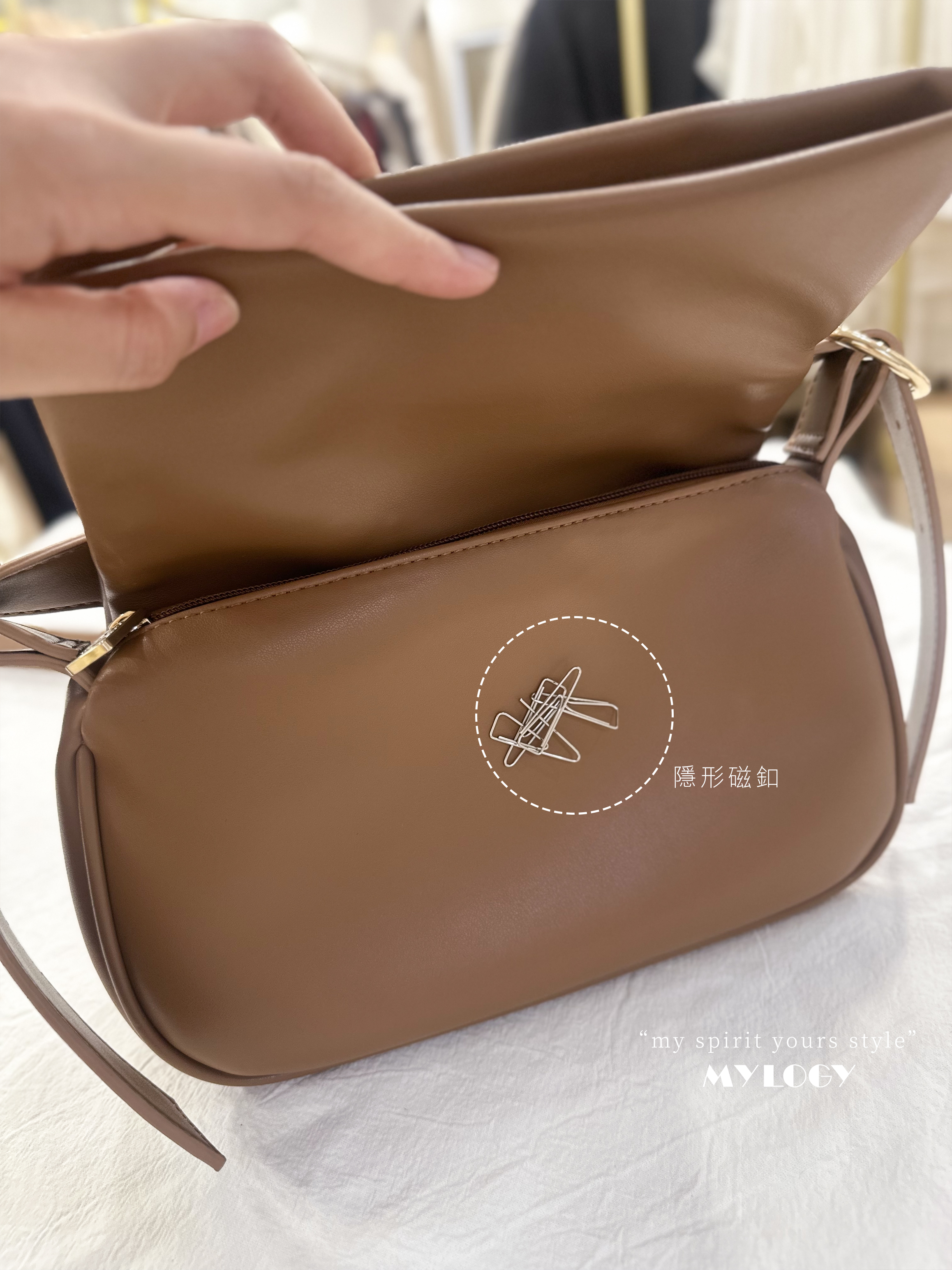 ＜港版STAND OIL．正宗香港製造包包＞ Sydney 2 ways 空姐包 (內付2種長度可調較式揹帶)