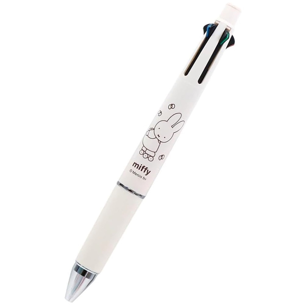 現貨｜Miffy uni Jetstream 4&1 日本製 多功能 5用筆 0.5mm 4色原子筆 + 0.5mm 鉛芯筆 (EB507WH)