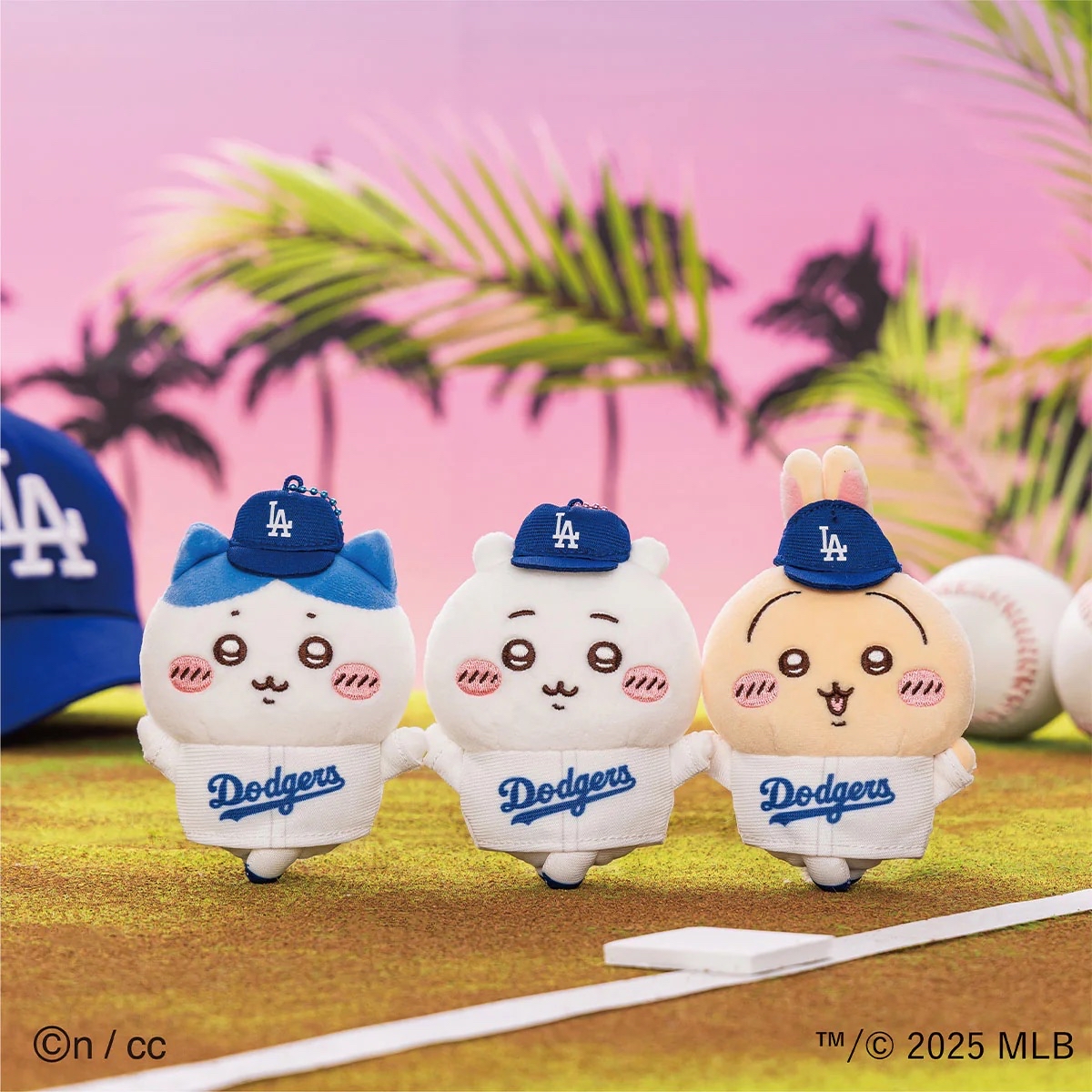 (現貨）Chiikawa Dodgers 吊飾公仔