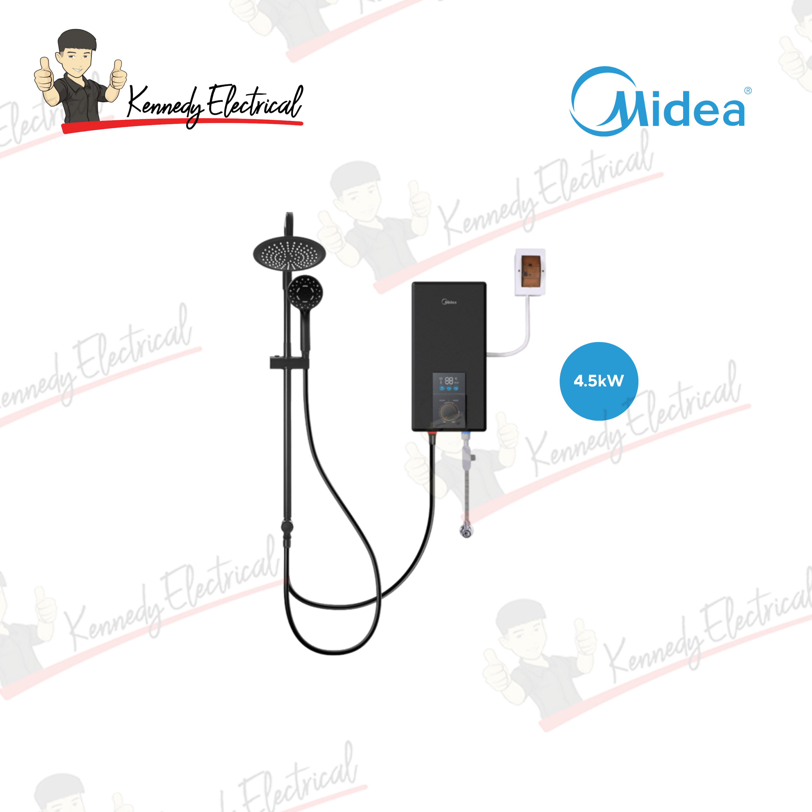 Midea 4.5kW Instant Water Heater (MWH-4555EMBPMY(B))