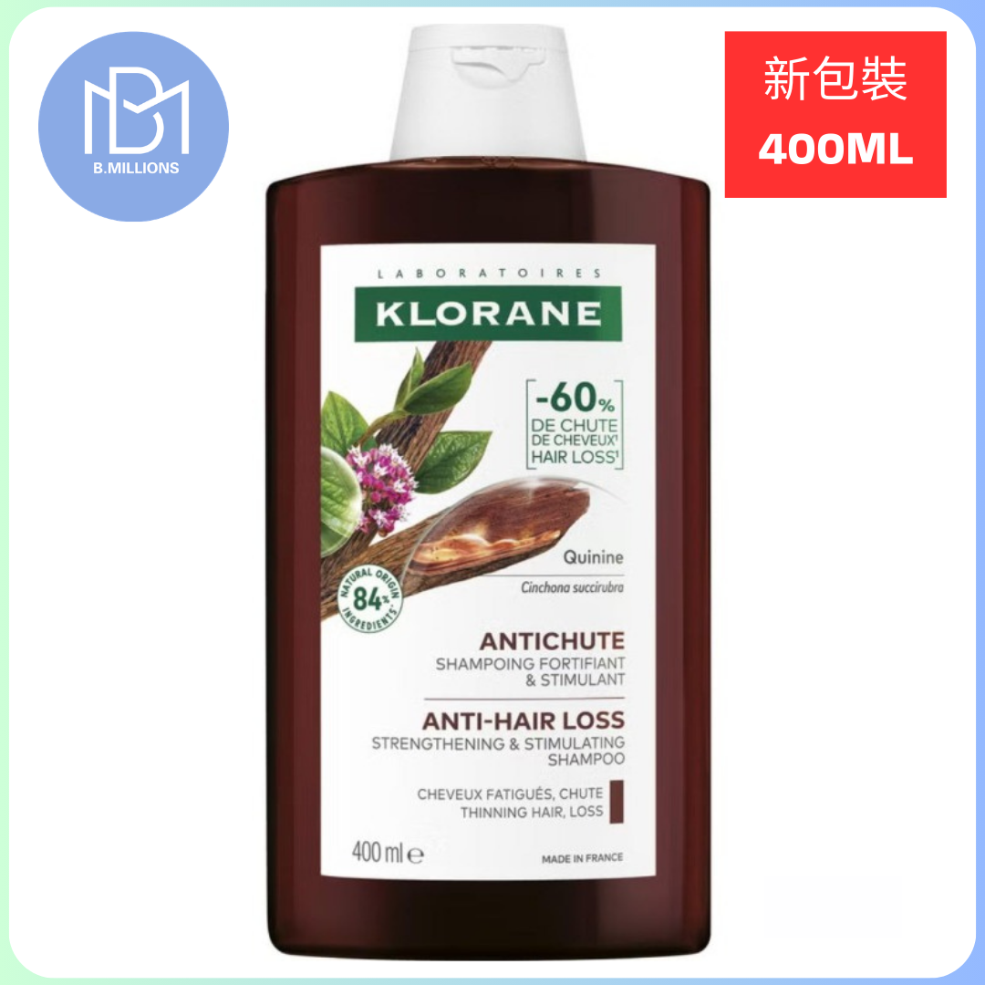 Klorane 金雞納及有機雪絨花防脫髮洗髮水 Shampoo with Quinine & Organic Edelweiss 400ml