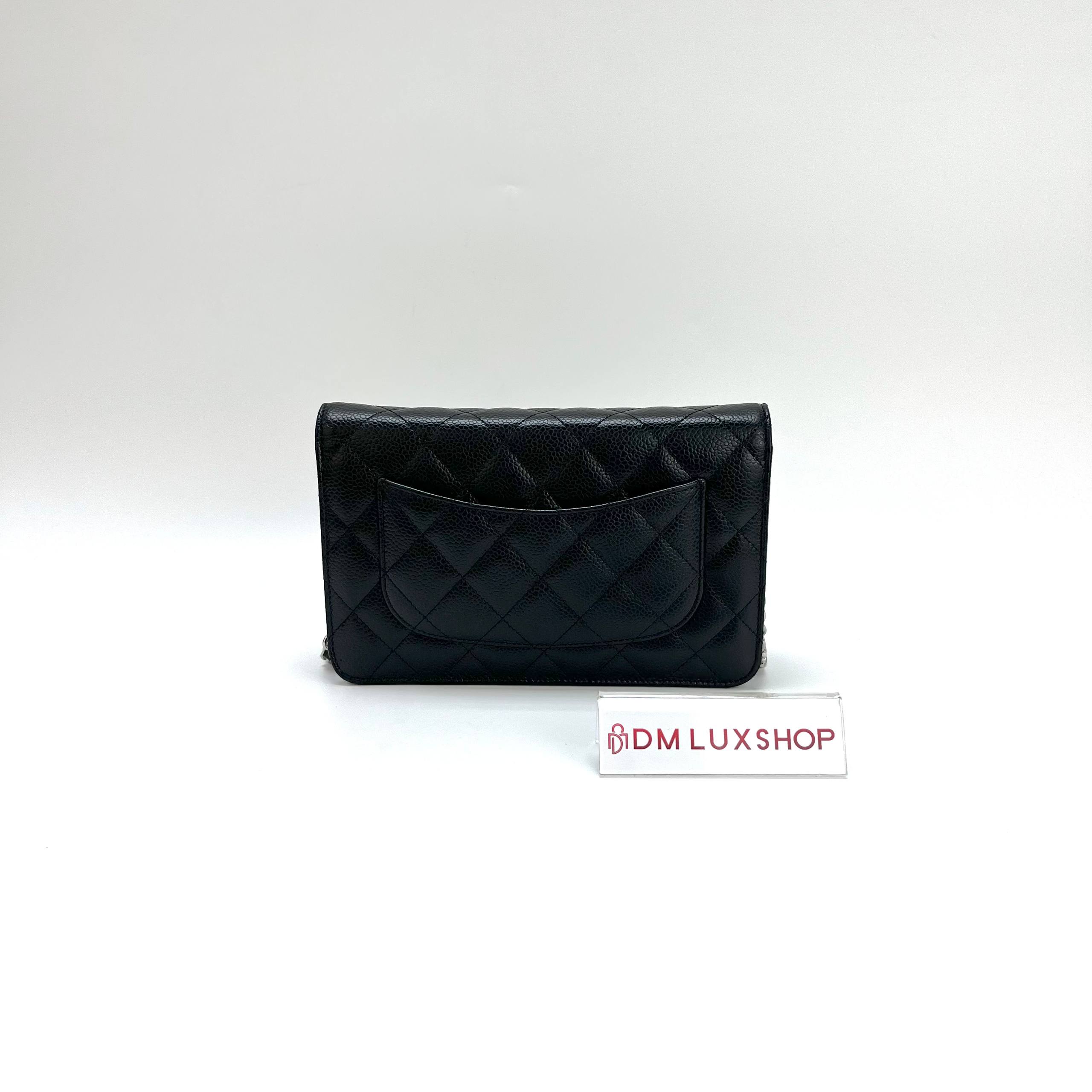 Chanel Black Caviar WOC SHW (Serial 30, Y: 2020) 