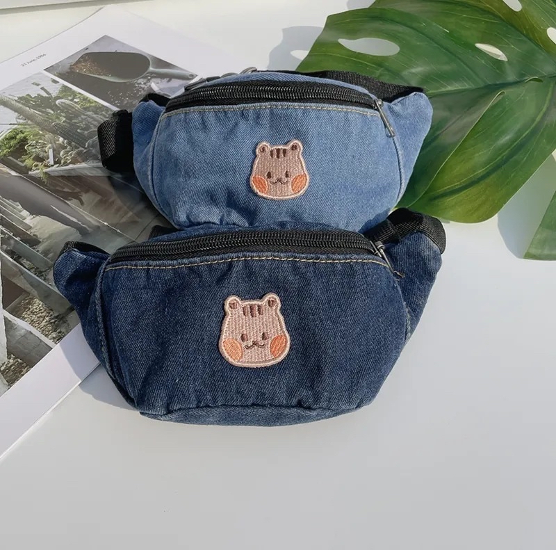 Dottodot 牛仔腰包 斜揹袋