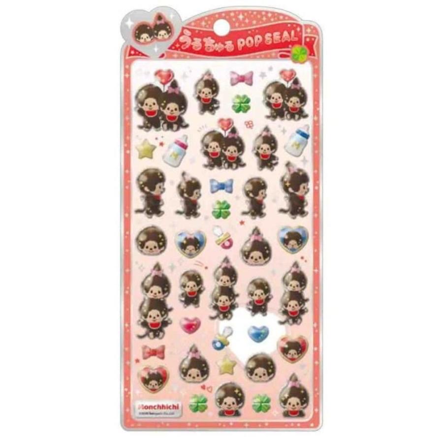 Monchhichi 立體貼紙-CR136694