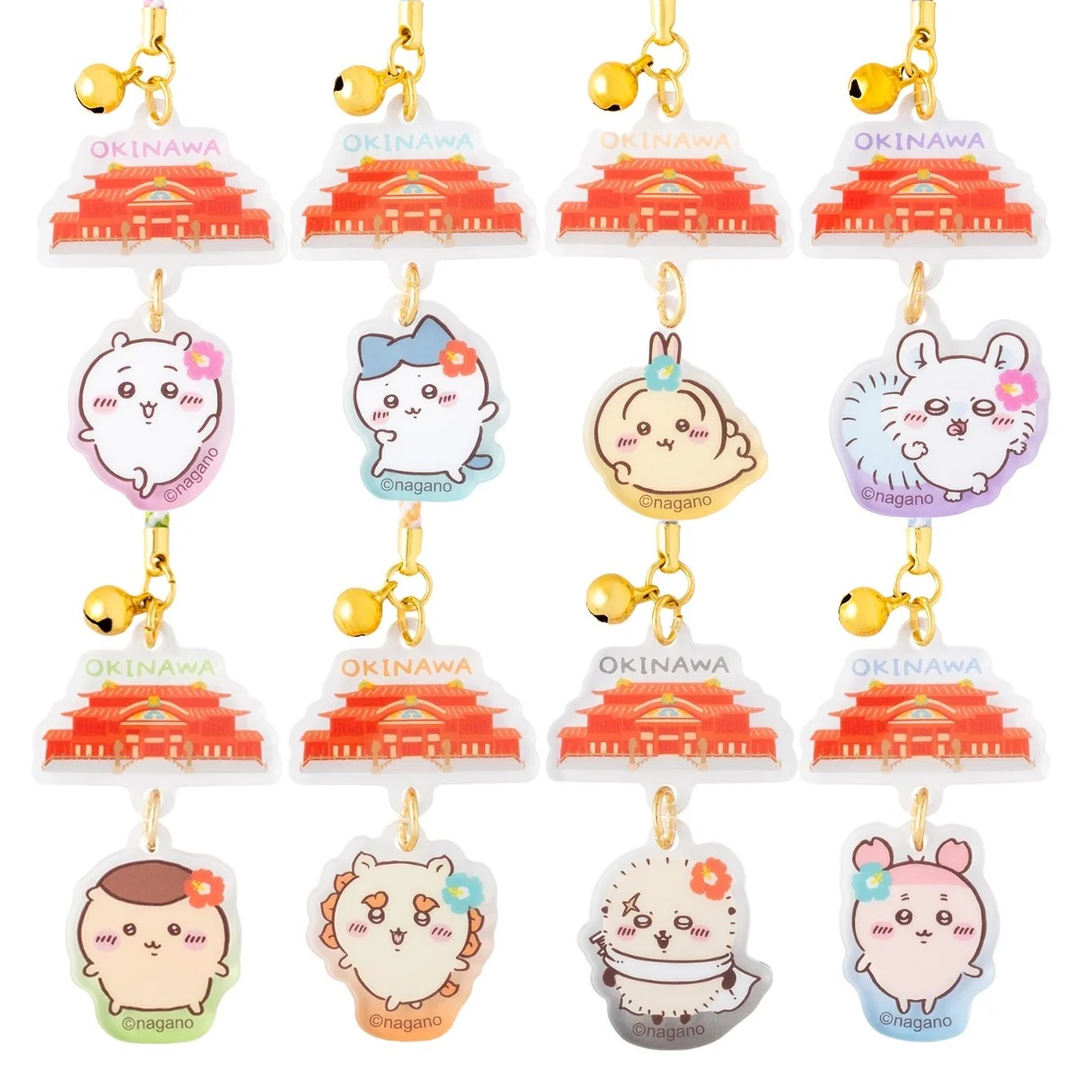 🌸 【預訂】鈴付Charm(隨機) 風獅系列首里城 - Chiikawa 9/10 新品