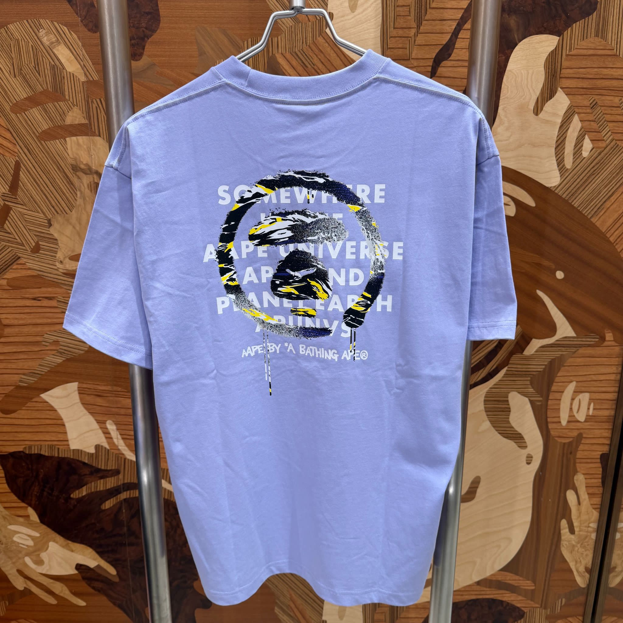 AAPE Relaxed fit AAPEUNVS graphic tee (1839) 寬鬆版