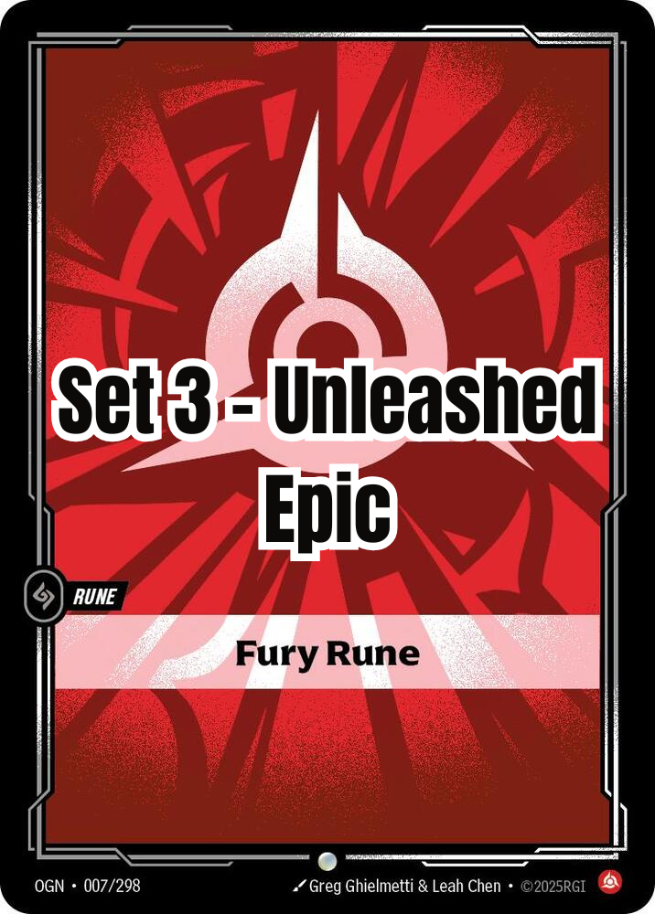 Unleashed - Epic - Fury Rune (Set 3)
