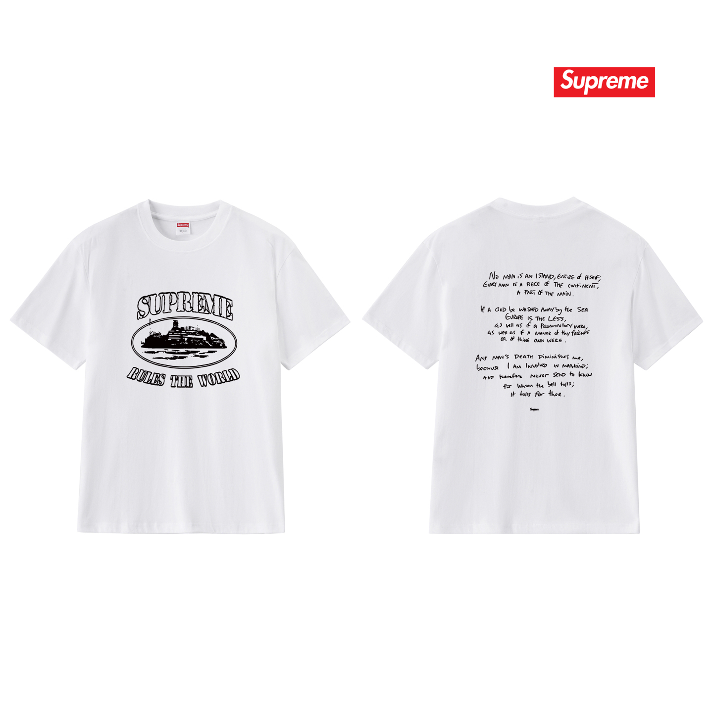 Supreme Corteiz Rules The World Tee