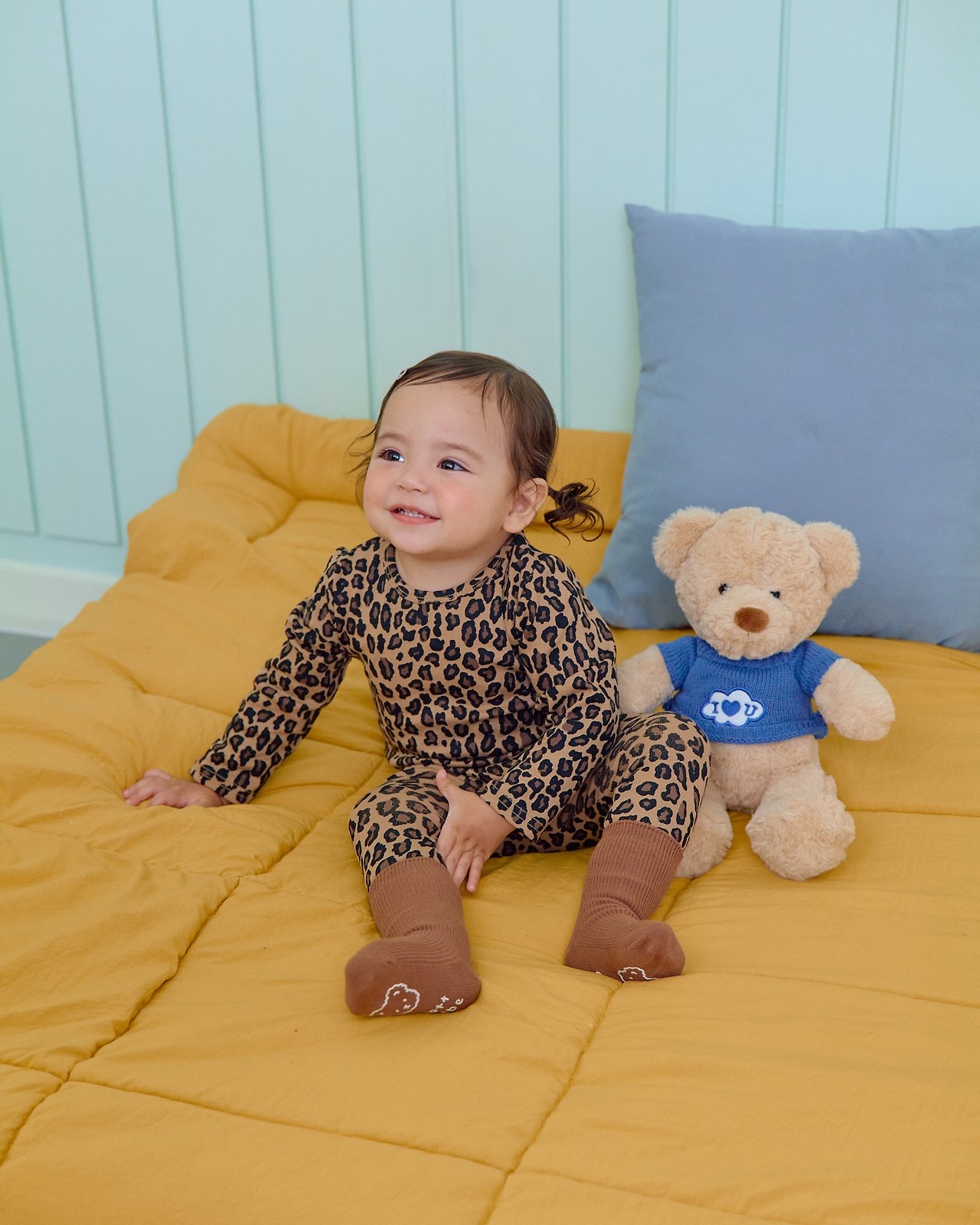 OOTT | Little Leopard Print Loungewear set