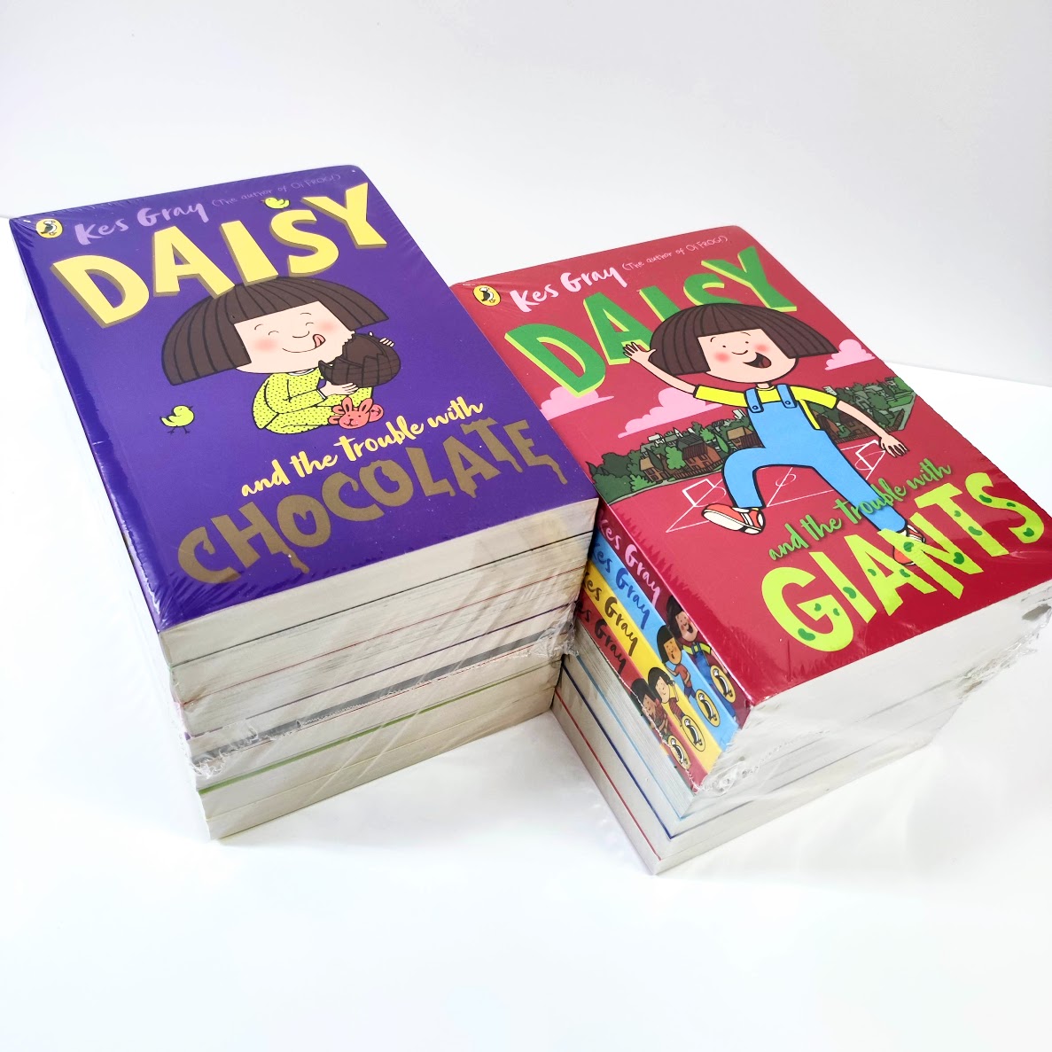 Daisy and The Trouble Collection 15 Books Set by Kes Gray | Paperback | Age 7-14 | 鬼馬精靈黛西 |  B416