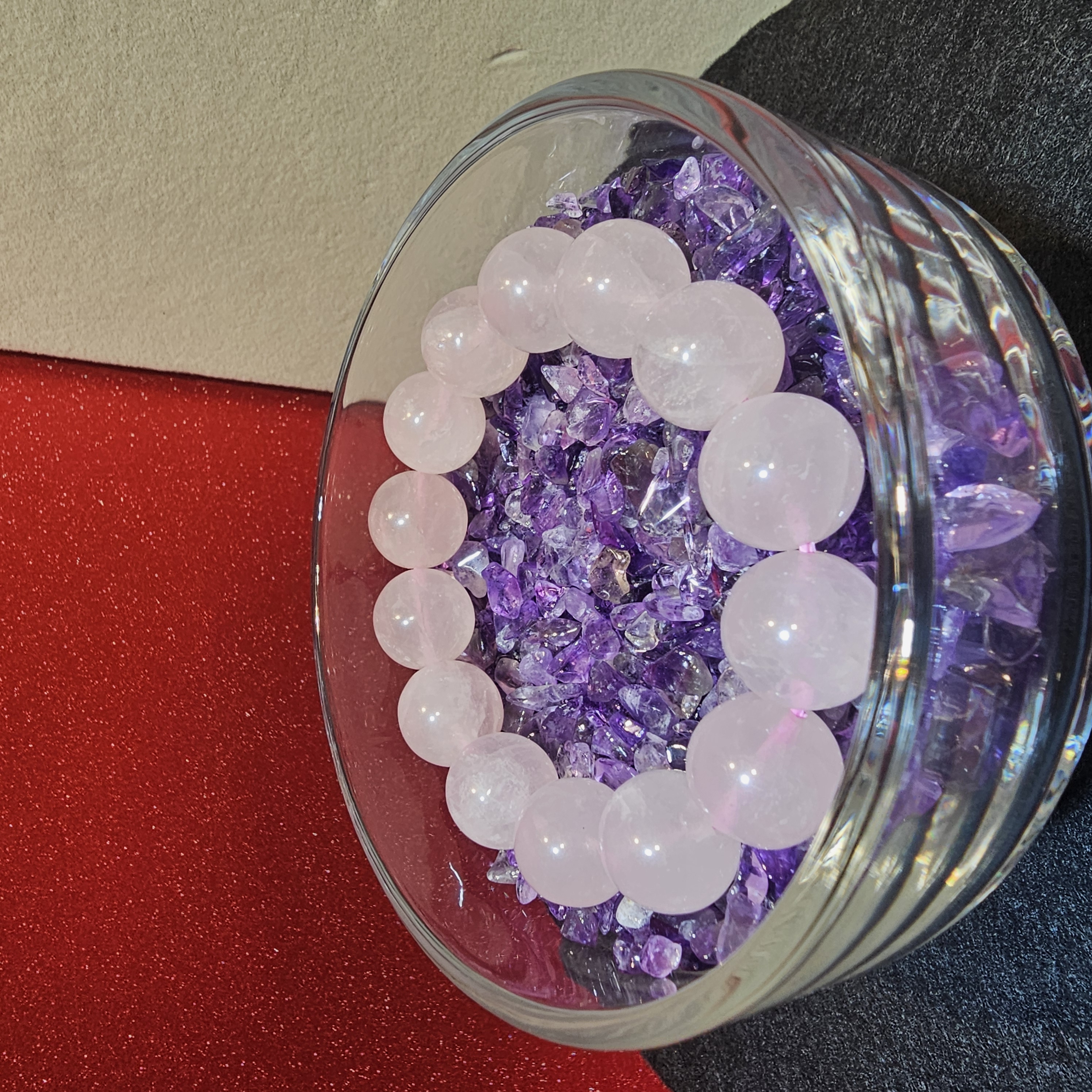 粉紅晶手串(Rose Quartz)