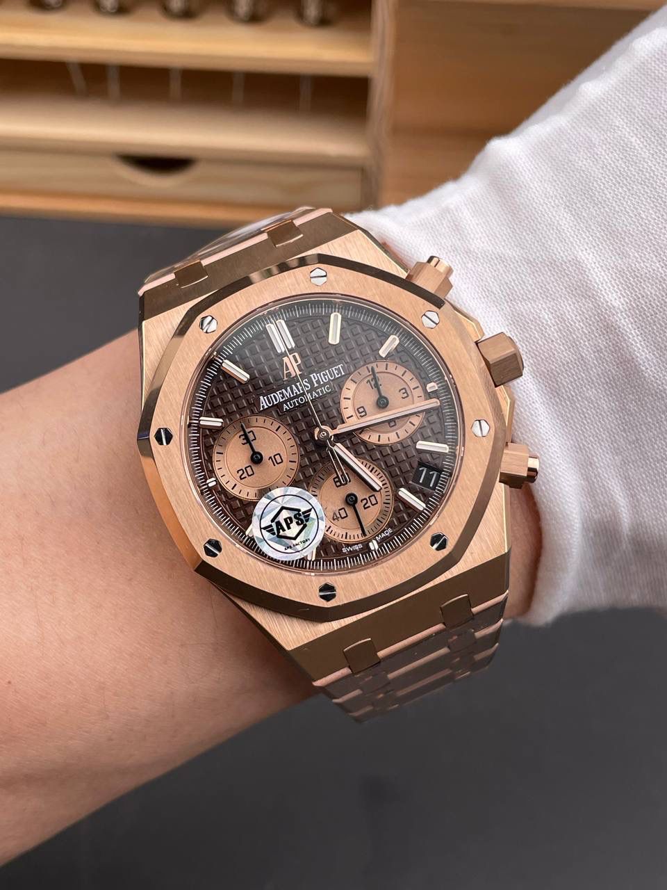 🚀皇家橡树26240 玫瑰金棕盘/41mm/4401机💯