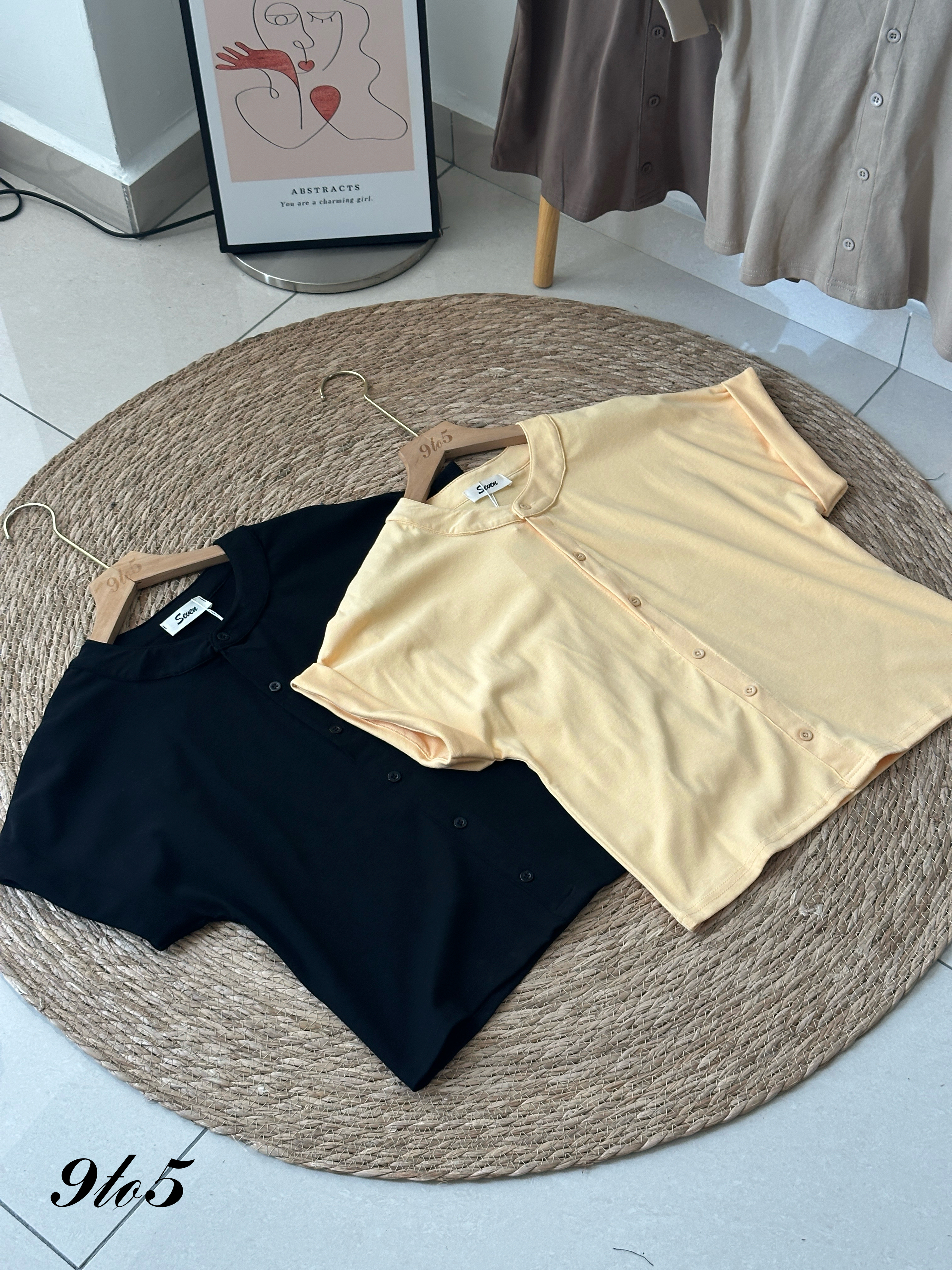 T4024 Crew Neck Blouse - 4 Colors