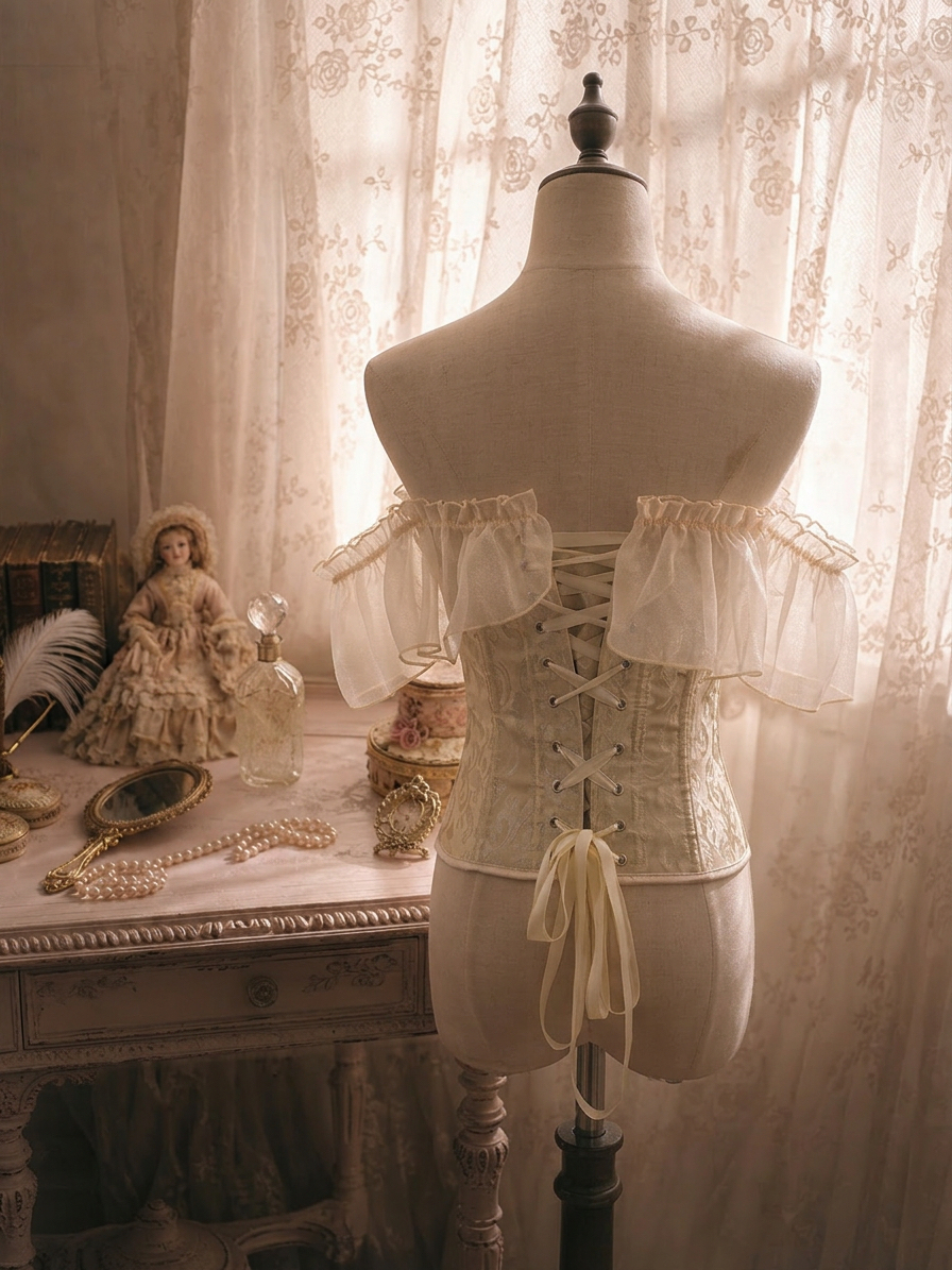 Victorian Corset維多利亞夢境柯根紗束胸