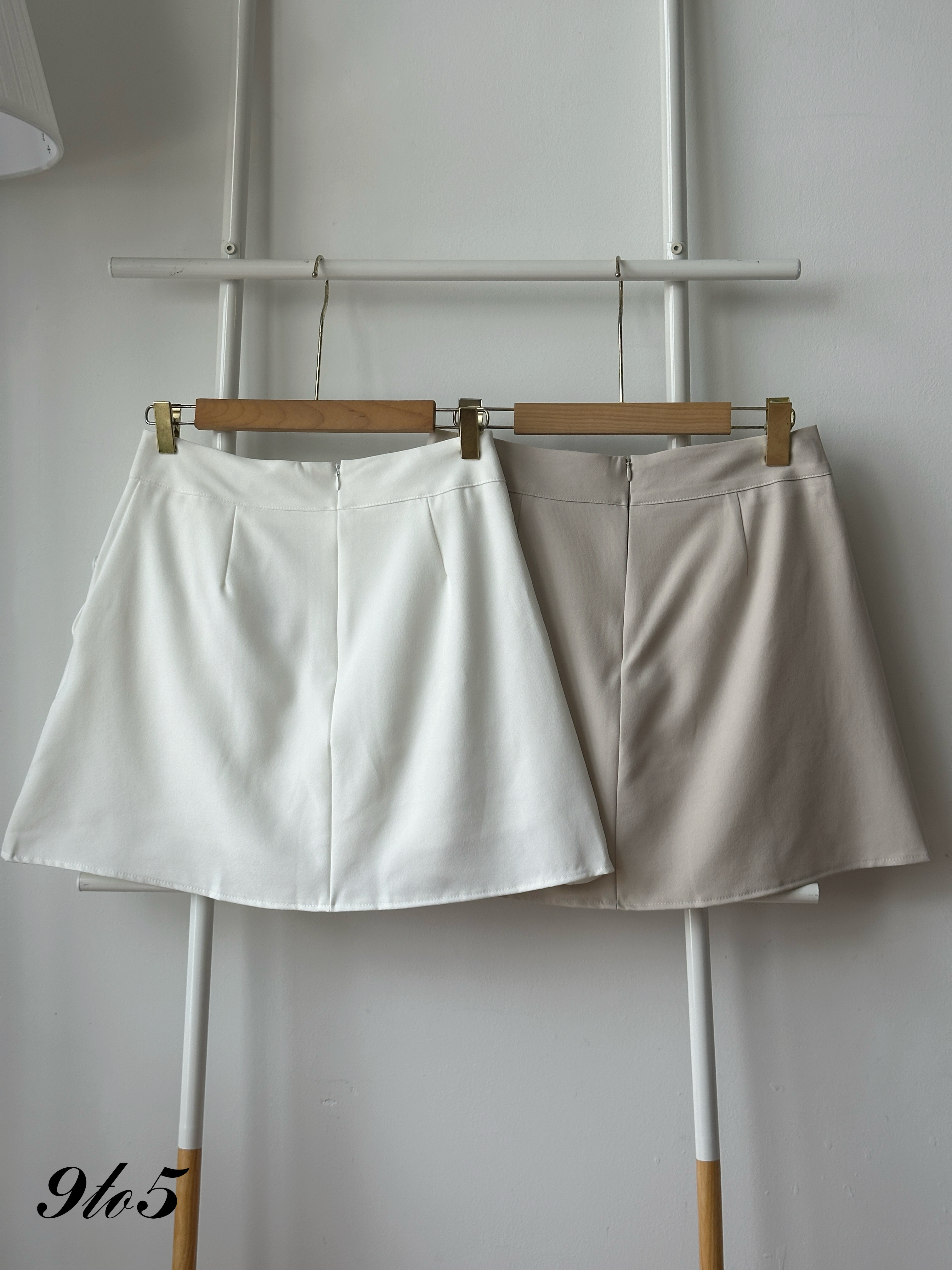 S1975 A Line Wrap Short Skort - 3 Colors