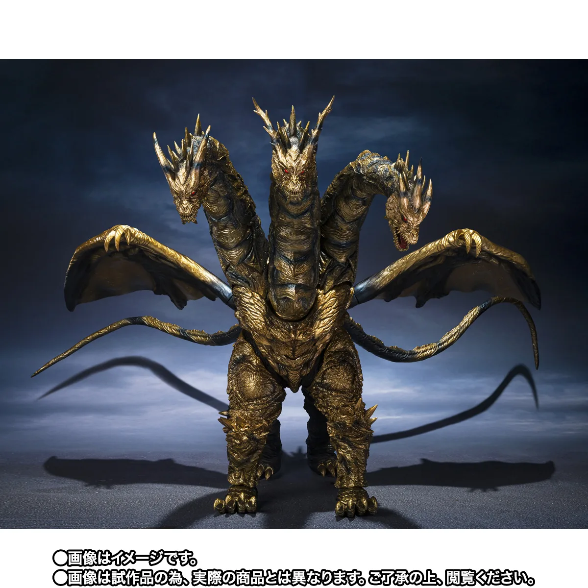 (預訂訂金 $1000) (總價 $2209) (魂限) Bandai S.H.MonsterArts 哥斯拉最後戰役 凱薩基多拉 (行版) Godzilla Kaizer Ghidorah