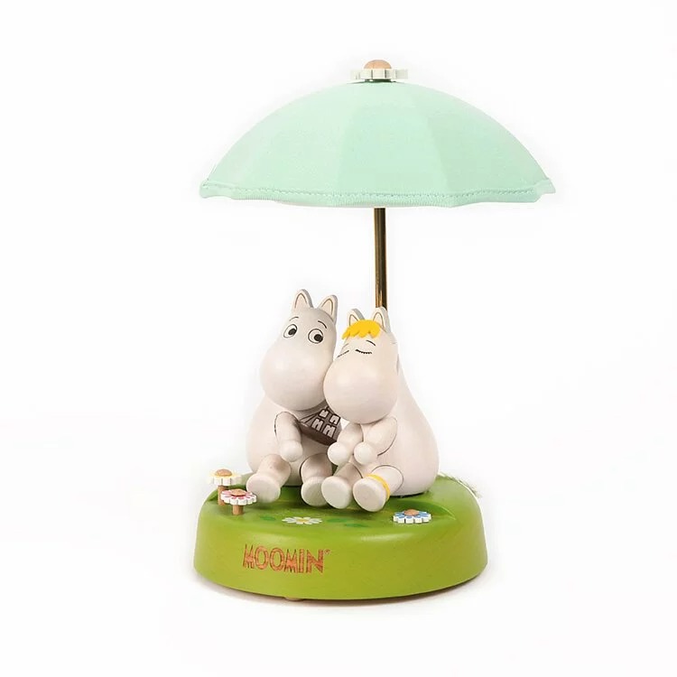 📦訂購 Moomin & Moomintroll 姆明 & 科妮 木制造型傘燈 LED小夜燈