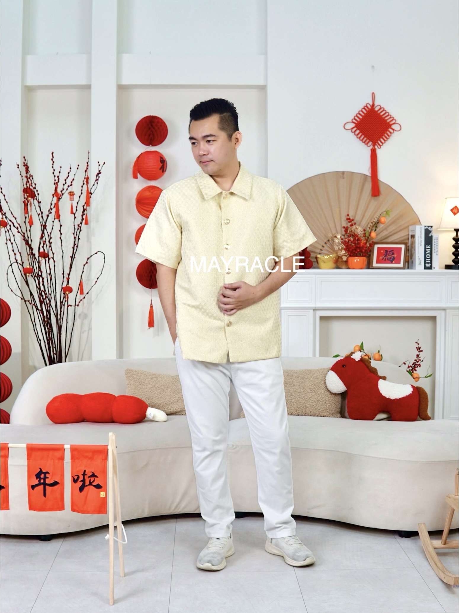 [PRE-ORDER] CNY 2027 Oversized Elegance Men Shirt 