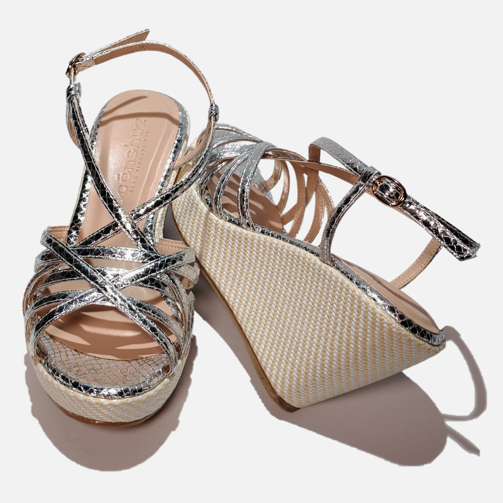 LOLA WEDGE SILVER