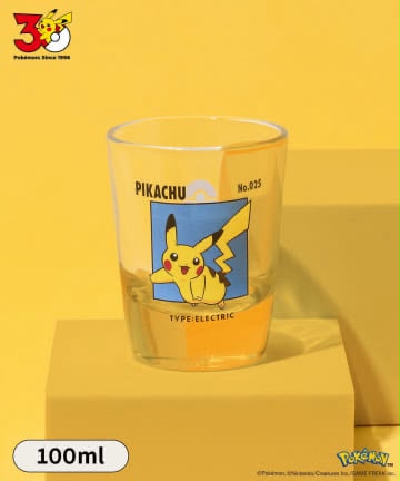 ✨連線商品需補運費✨日本 3COINS x Pokemon 30週年 迷你玻璃杯 (100ml)