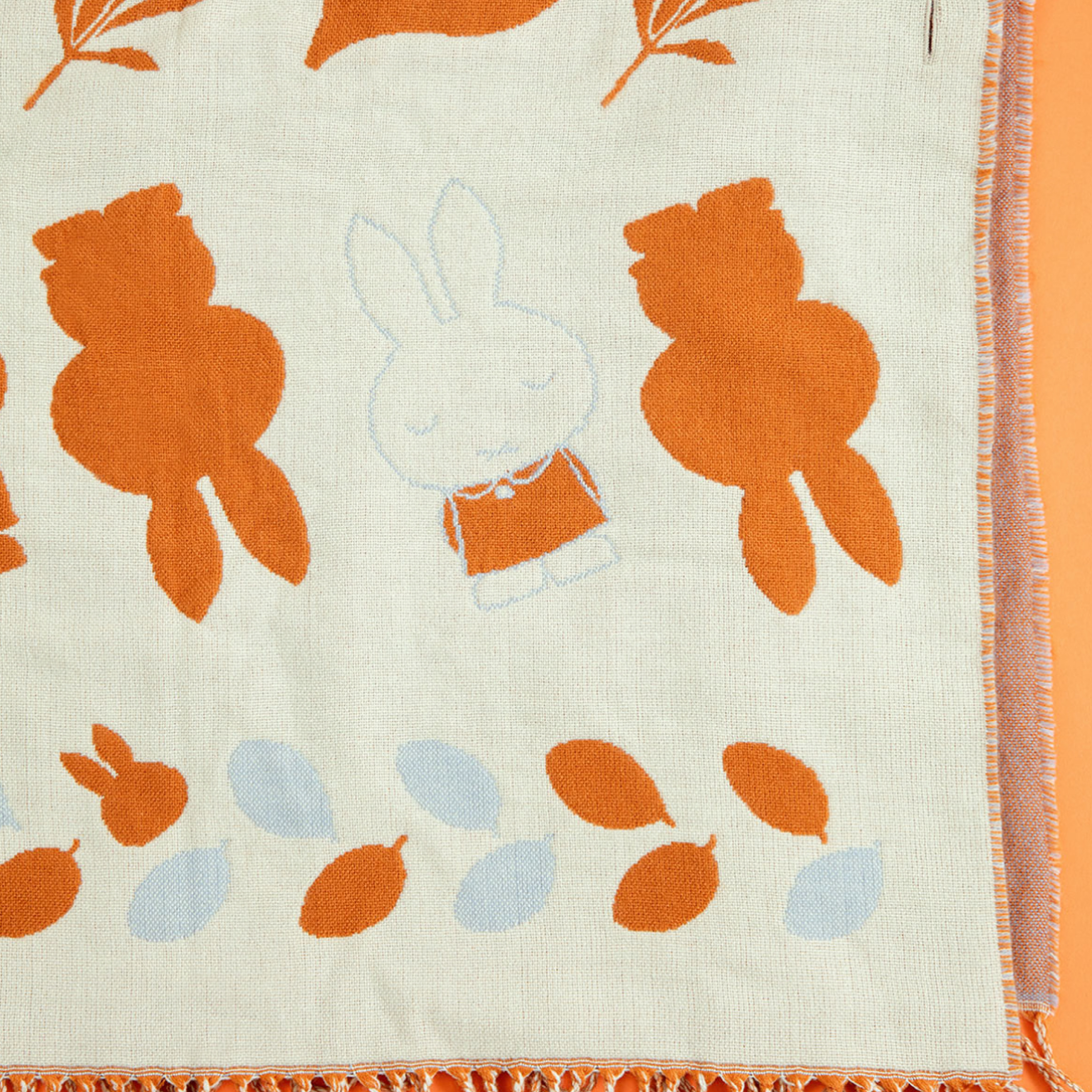 Flower Miffy 雙面披肩