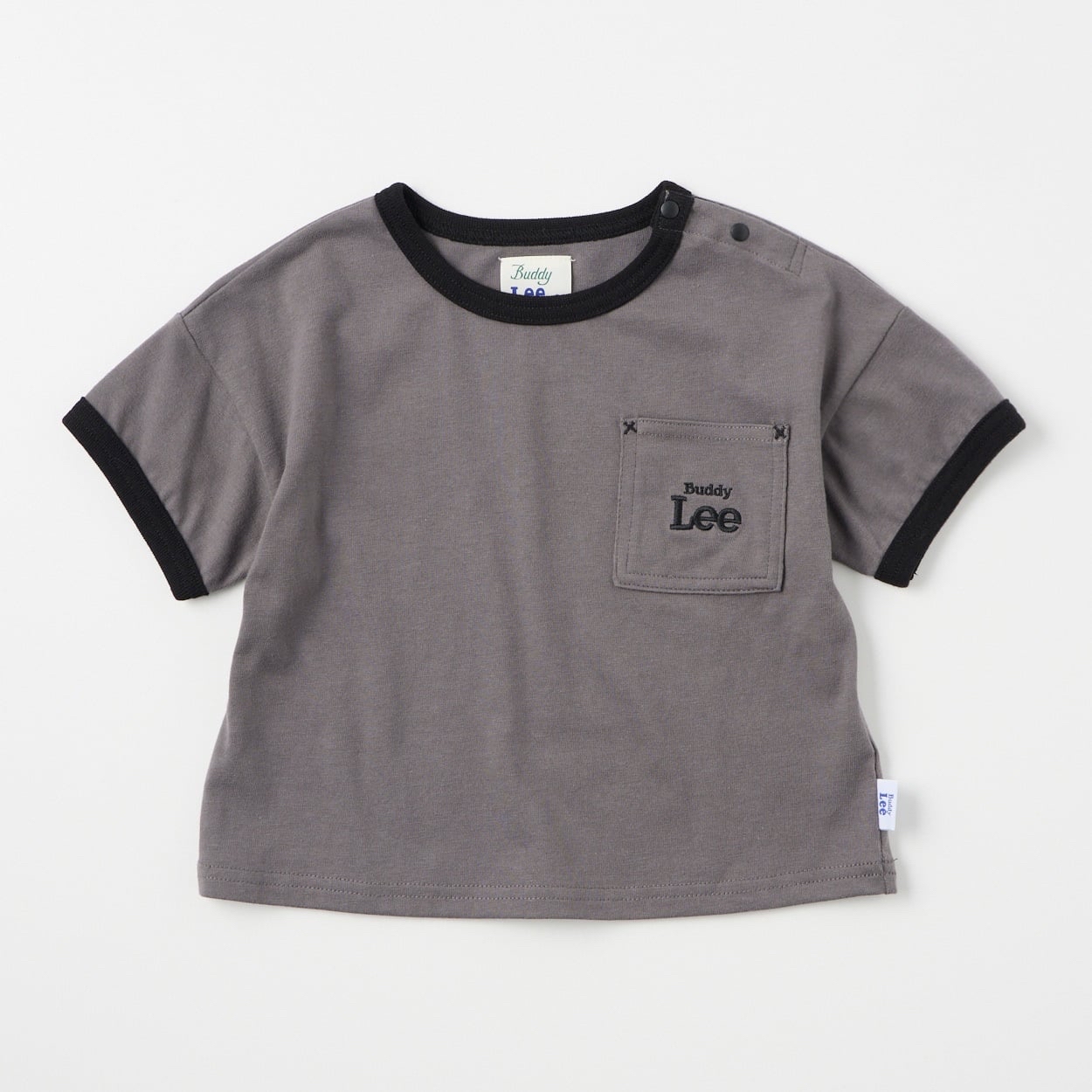 🇯🇵預訂 日本直送🇯🇵Buddy Lee 兩色標誌刺繡口袋印花滾邊短袖T恤