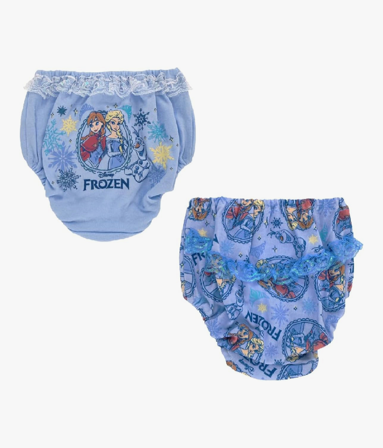 🇯🇵預訂 日本直送🇯🇵Frozen 人物滿印絲帶蕾絲女童內褲兩件套裝