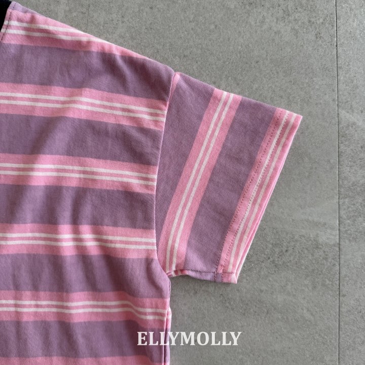 Ellymolly | stripe T( Navy size 19 Adult size)