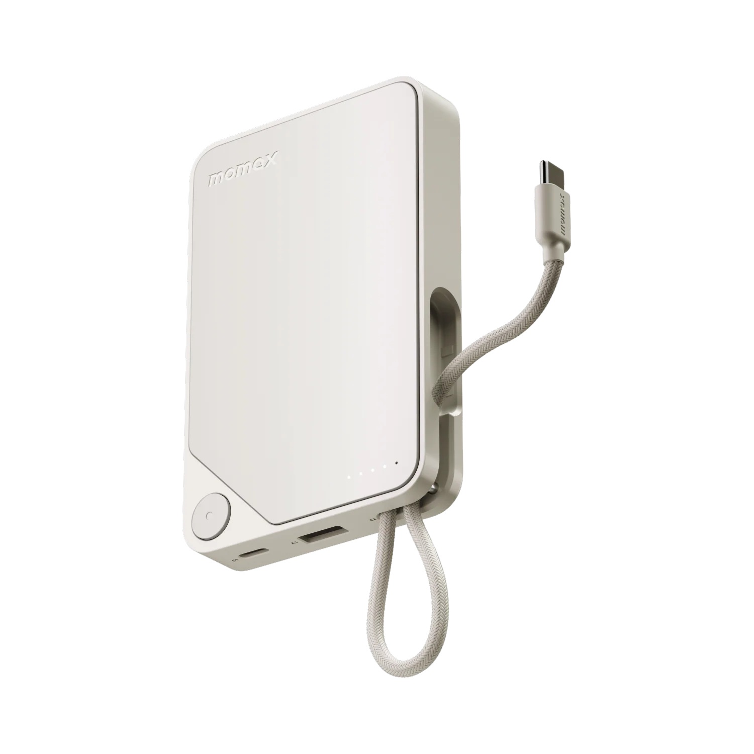 Momax 1-Power X 10000mAh 內置USB-C線移動電源 (CCC 認證) IP152