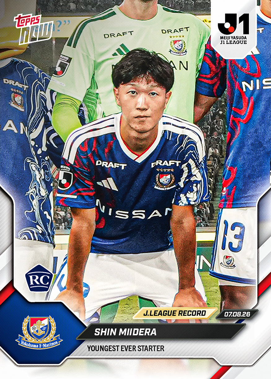 Shin Miidera - 2026/27 J.League Topps NOW® #2 橫濱水手入球卡【團購】