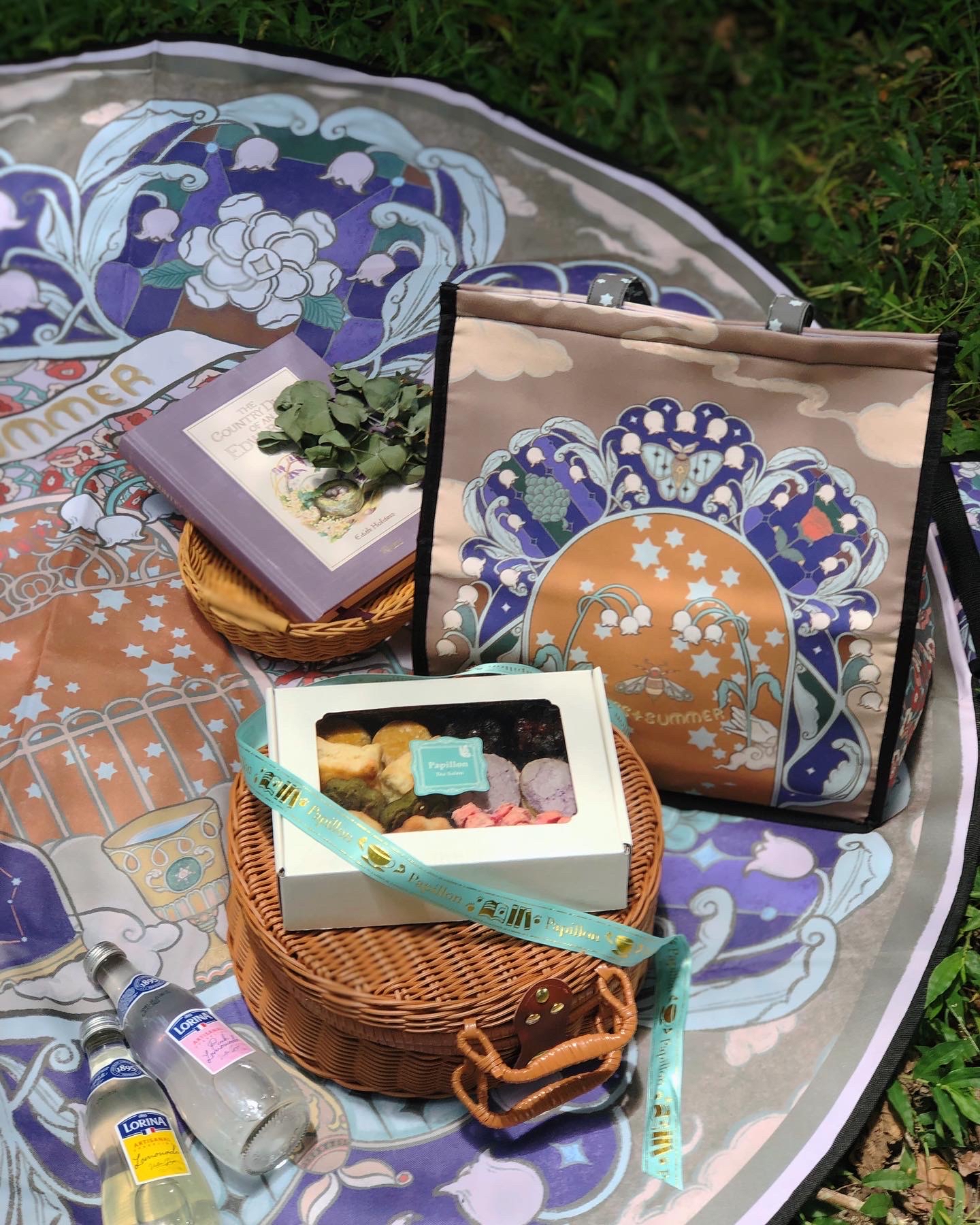 Miss Summer {Magic circle} 野餐墊 + 保冷袋