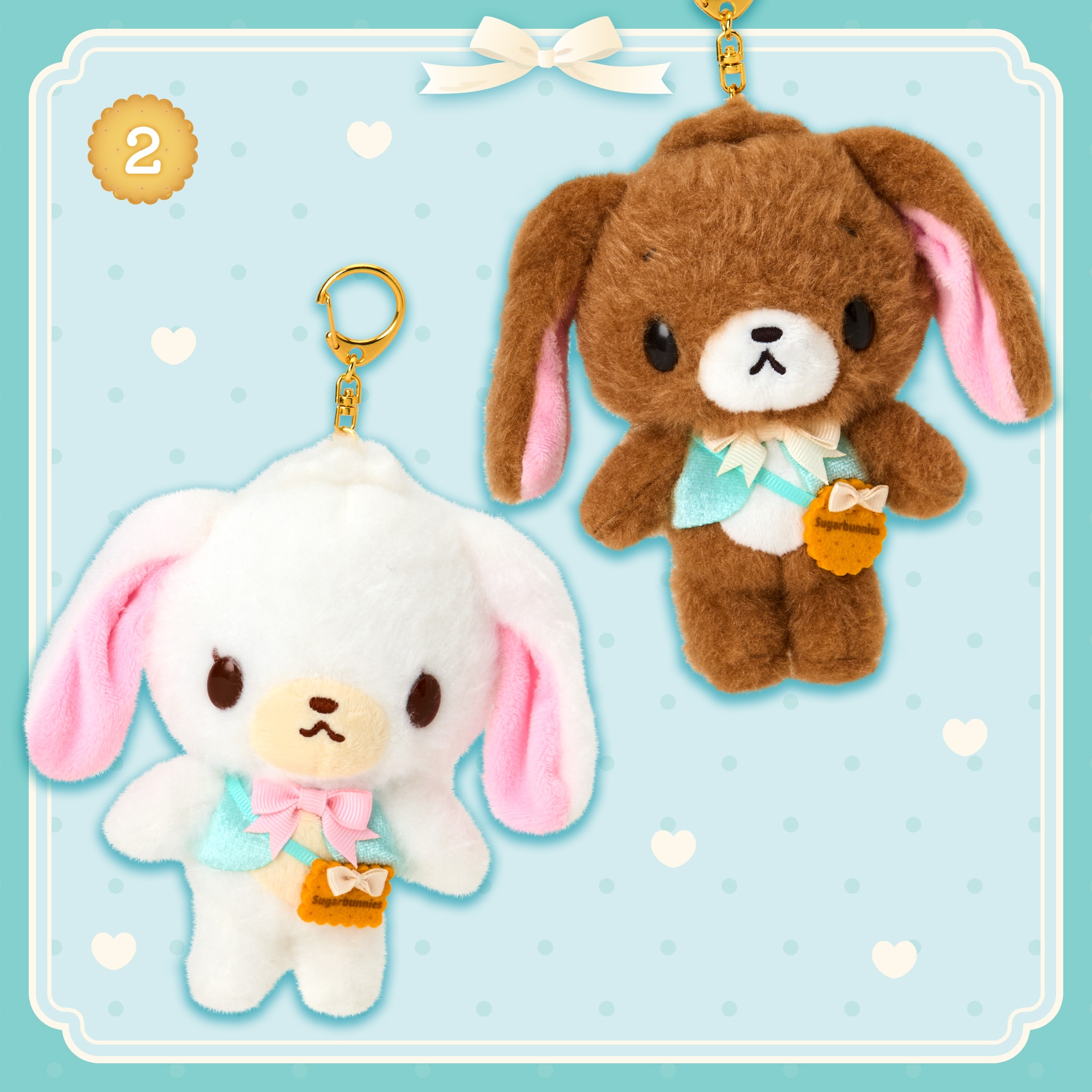 🌸 【預訂】Sugarbunnies Biscuit Series-No.2-公仔掛飾