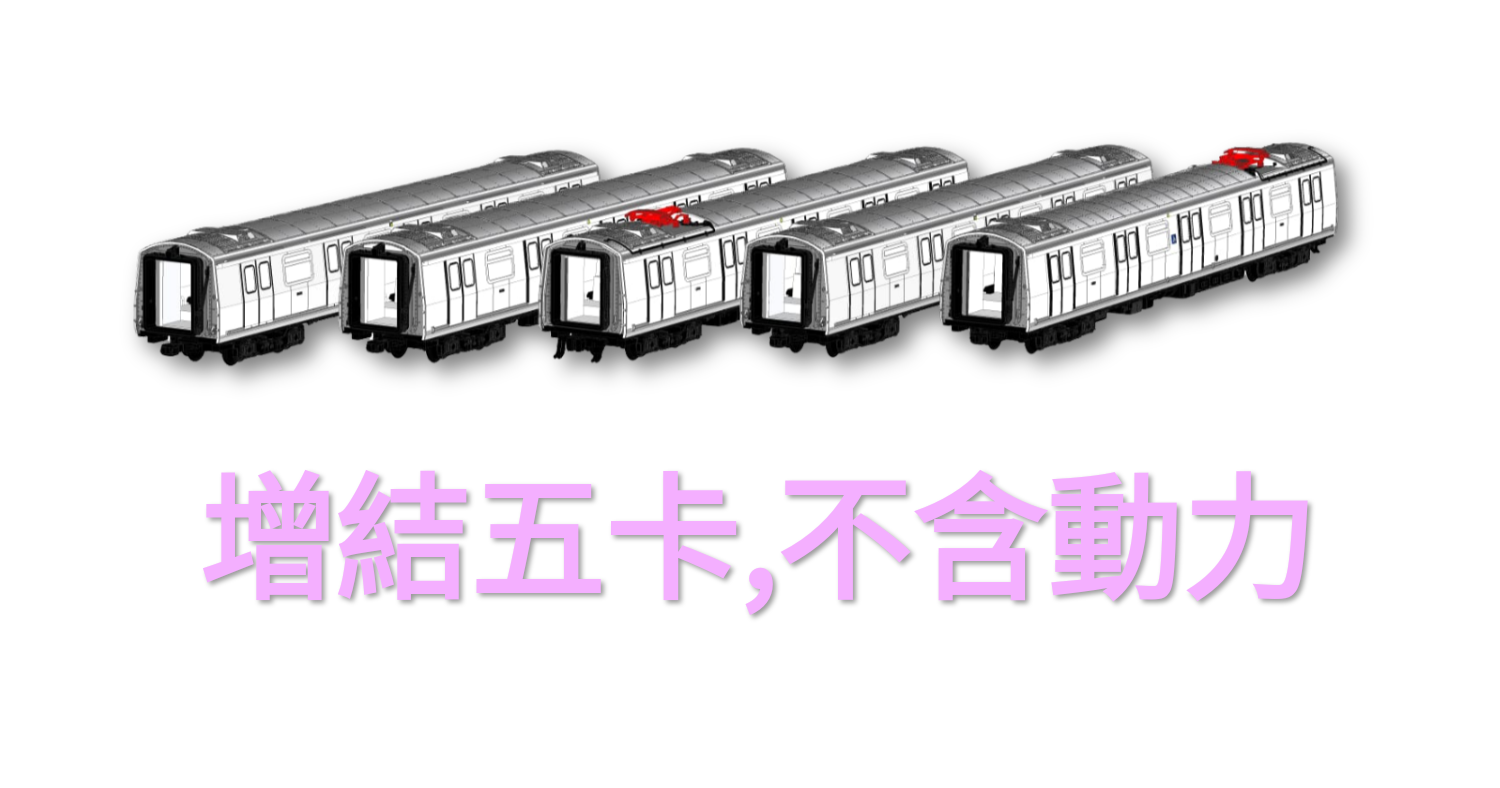 預定新品 香港地鐵M車(N比例列車模型）