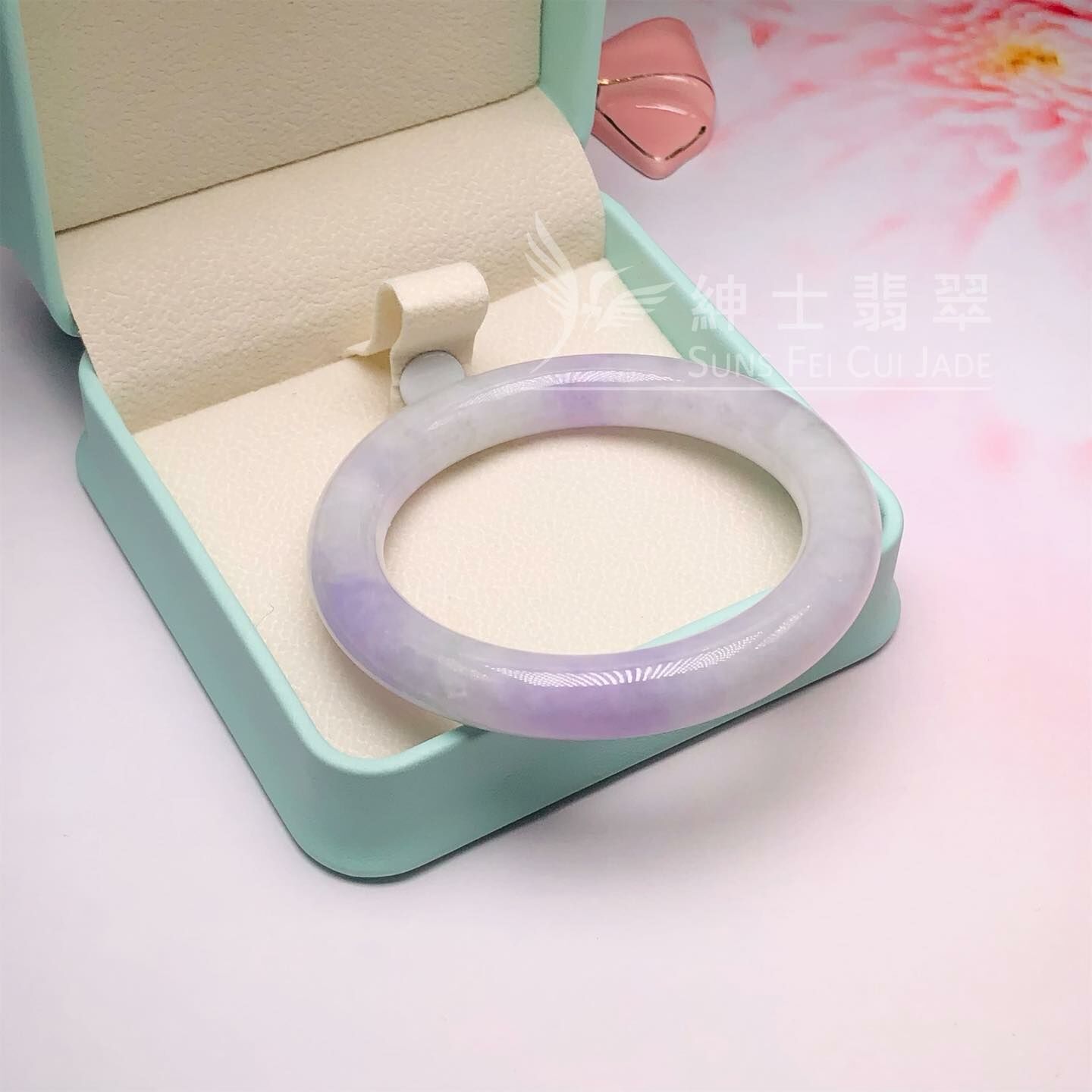 會卡蠟皮紫羅蘭圓鐲55.5mm