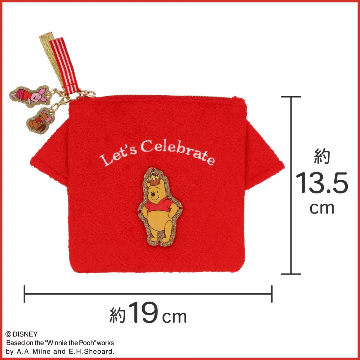 🌸 【預訂】Red Shirt Friends Series-Pouch