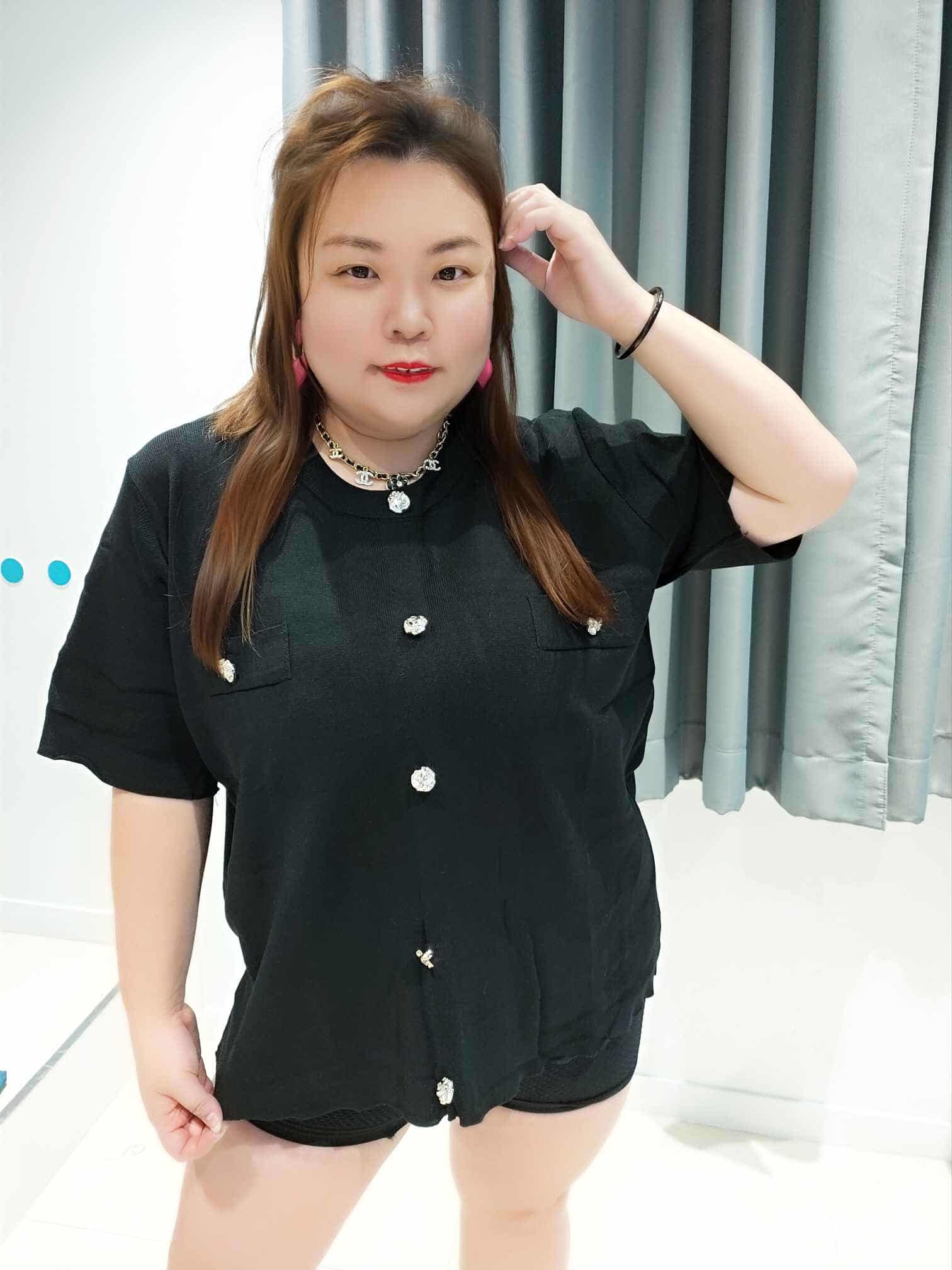 DSA07 圆领气质风格设计针织上衣