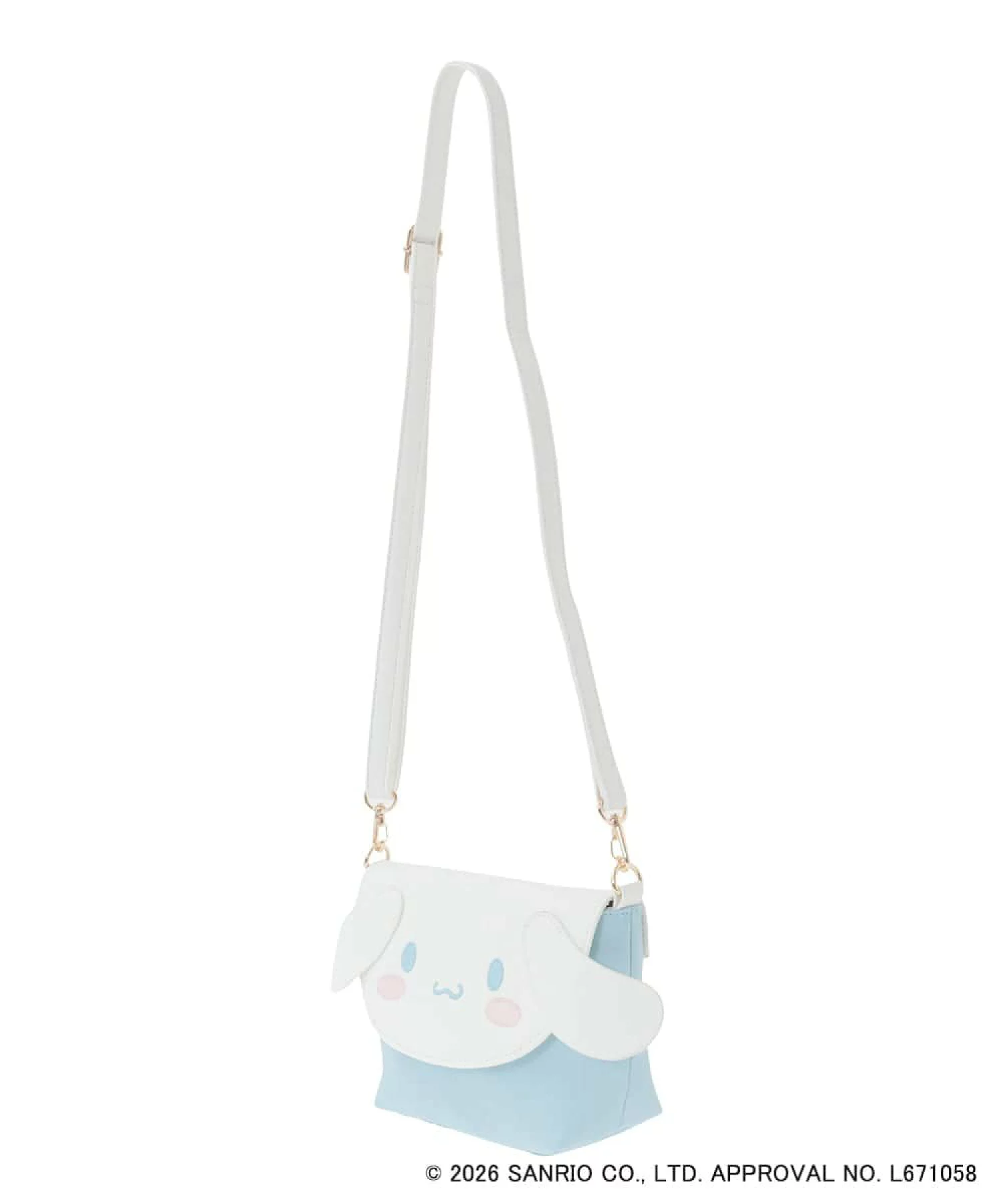 🆕【⭐訂購⭐】🇯🇵 日本直送 🌀#Sanrio 立體大頭造型 單肩包［2款選］🌀 [ELGD-0123][260824]