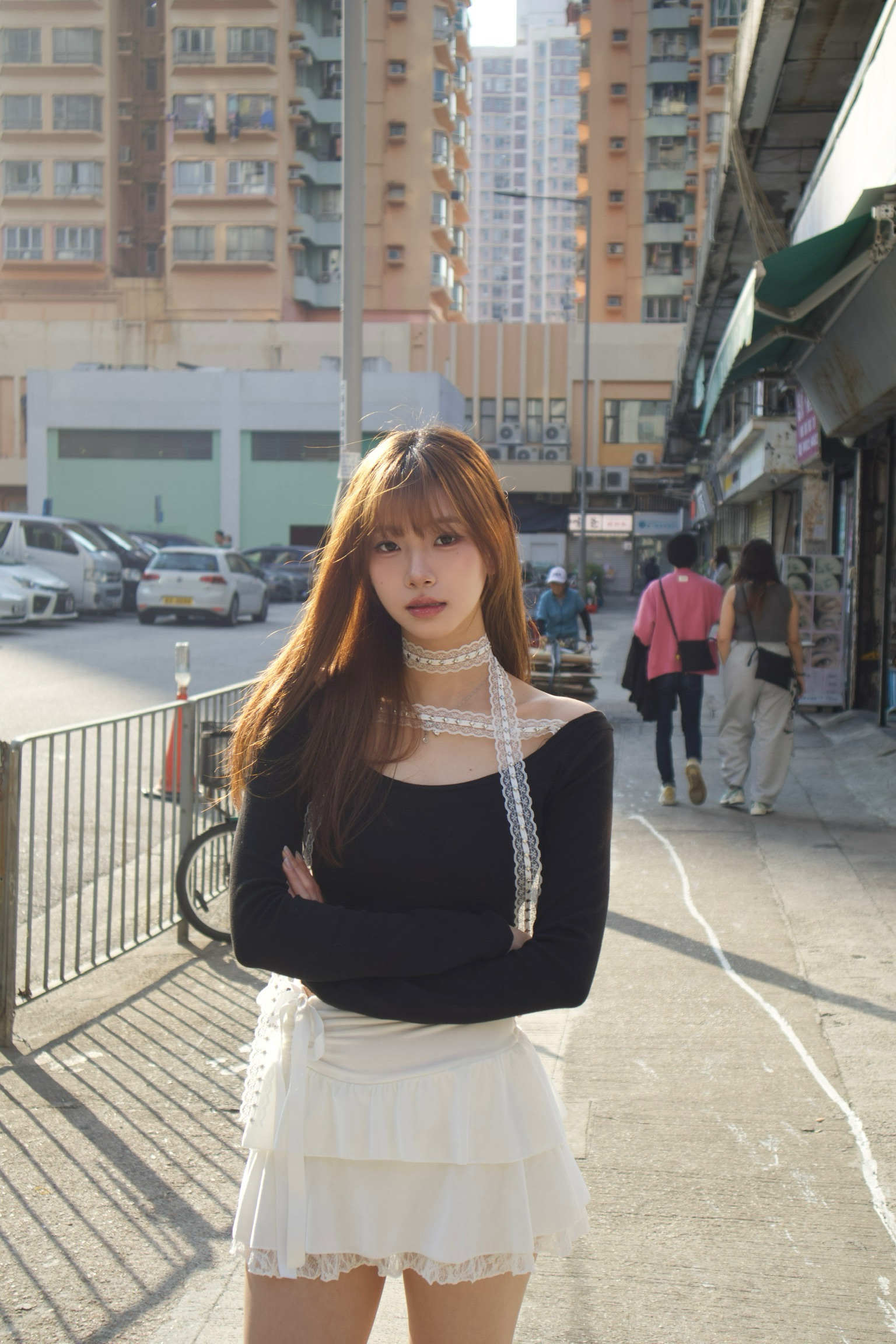 人氣款 韓國Lacy蝴蝶結兩層蛋糕裙(絲絨質地)