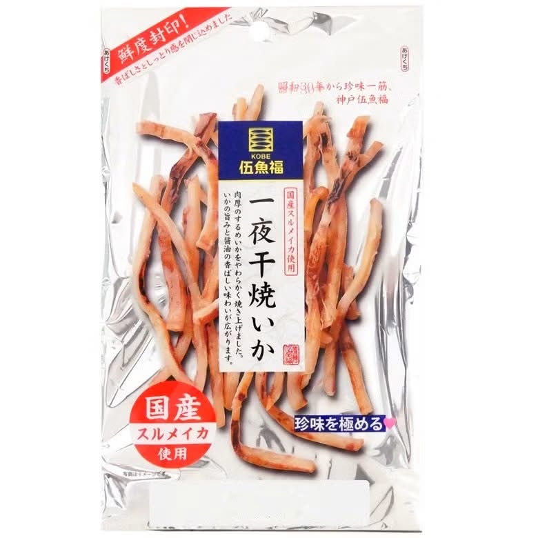 日本一夜乾魷魚絲（飛機貨食用期較短）