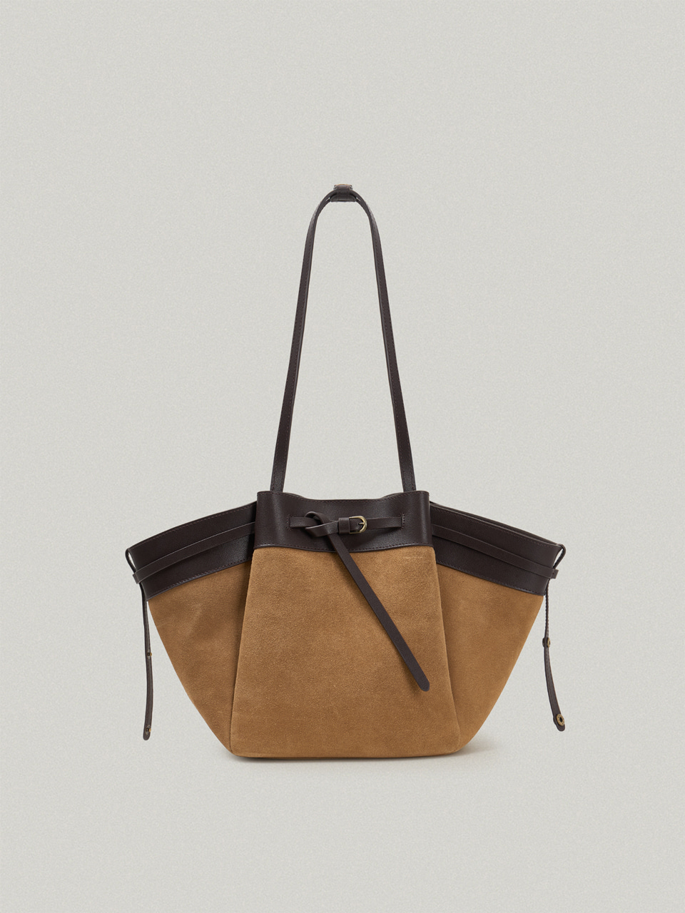 ANTHOS BAG-SUEDE (SAND BEIGE)