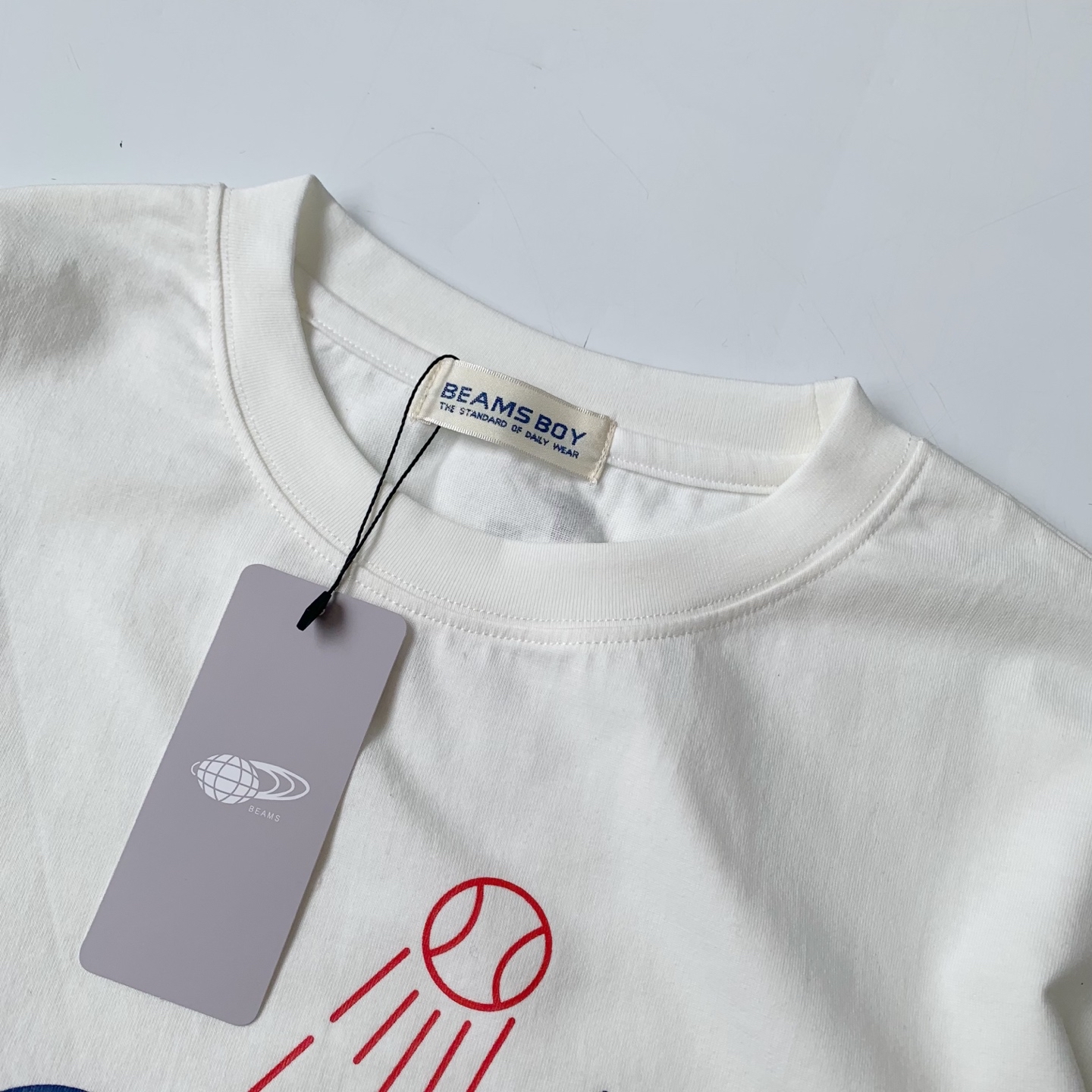 日系2色刺繡logo Tee